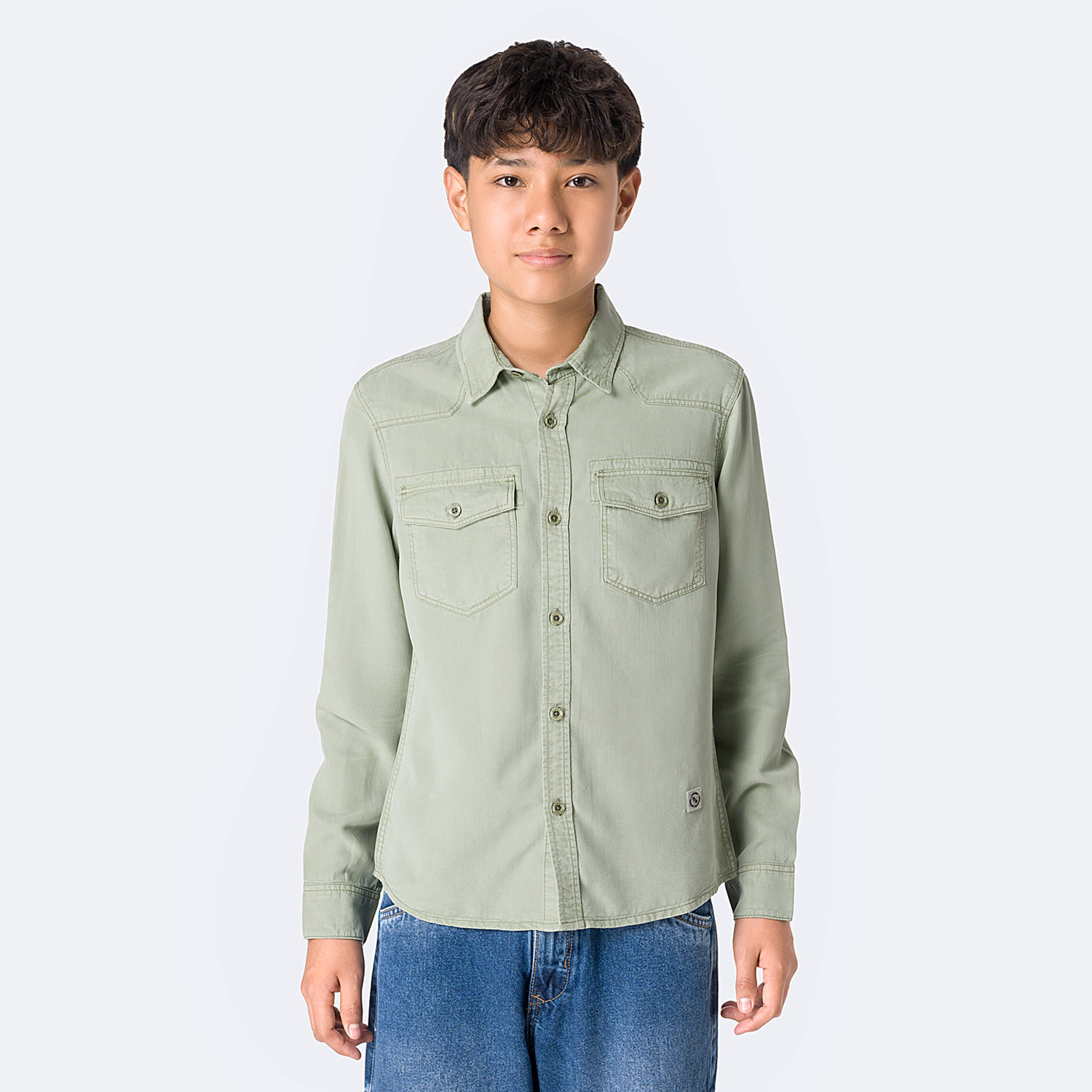 CAMISA POPELINA NIÑO PIONIER RENSOH - 1