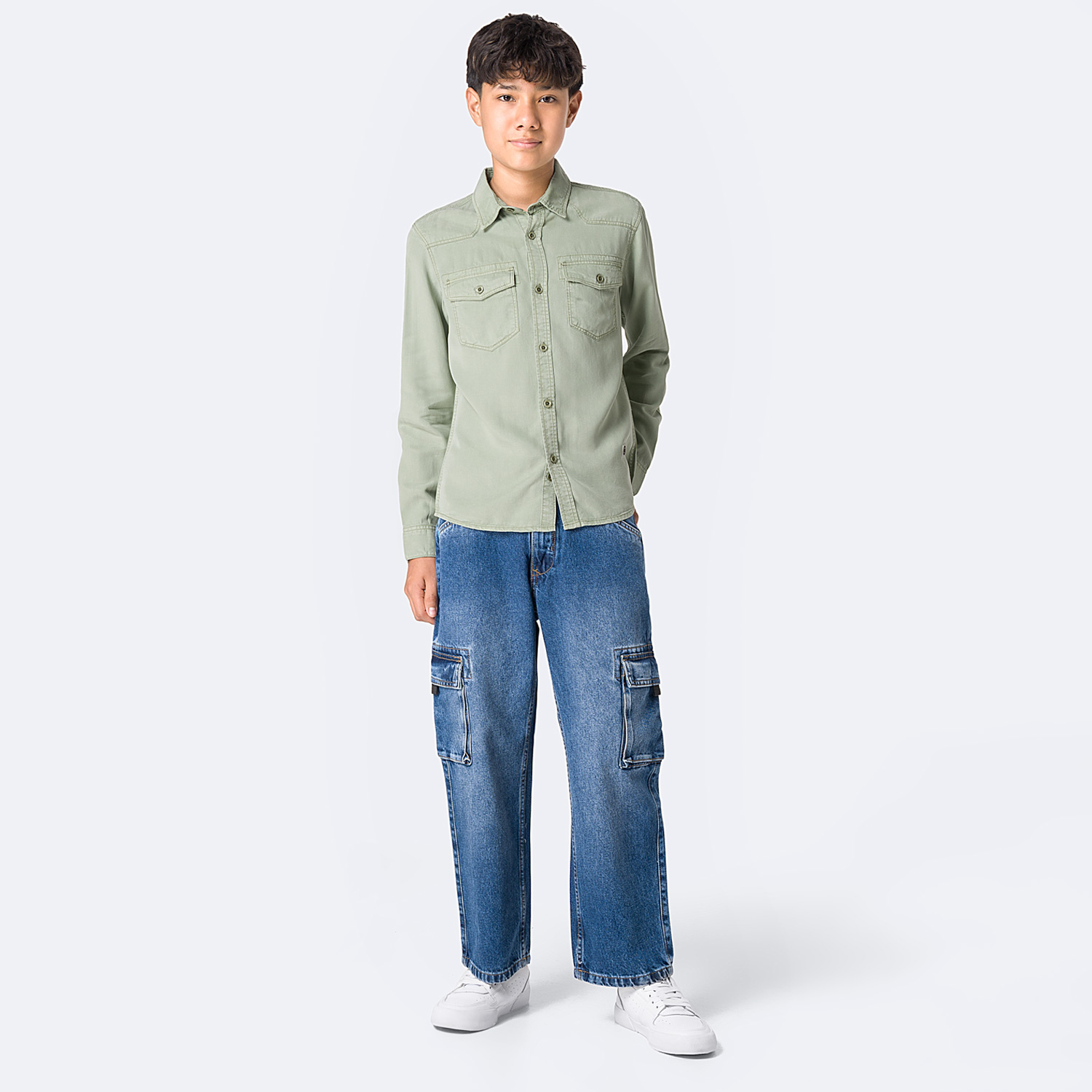 CAMISA POPELINA NIÑO PIONIER RENSOH - 3