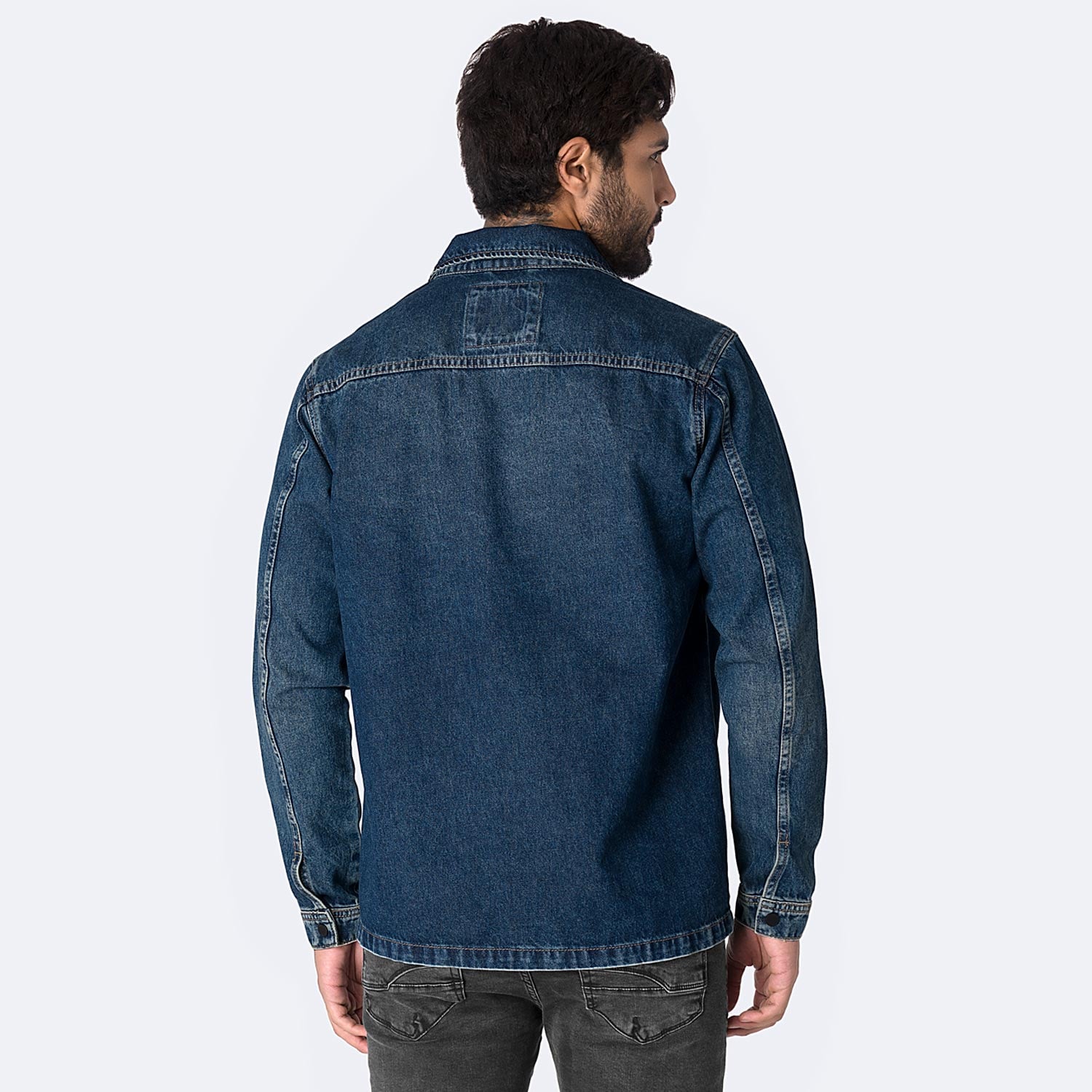 CAMISACO DENIM HOMBRE PIONIER WILHY - 2