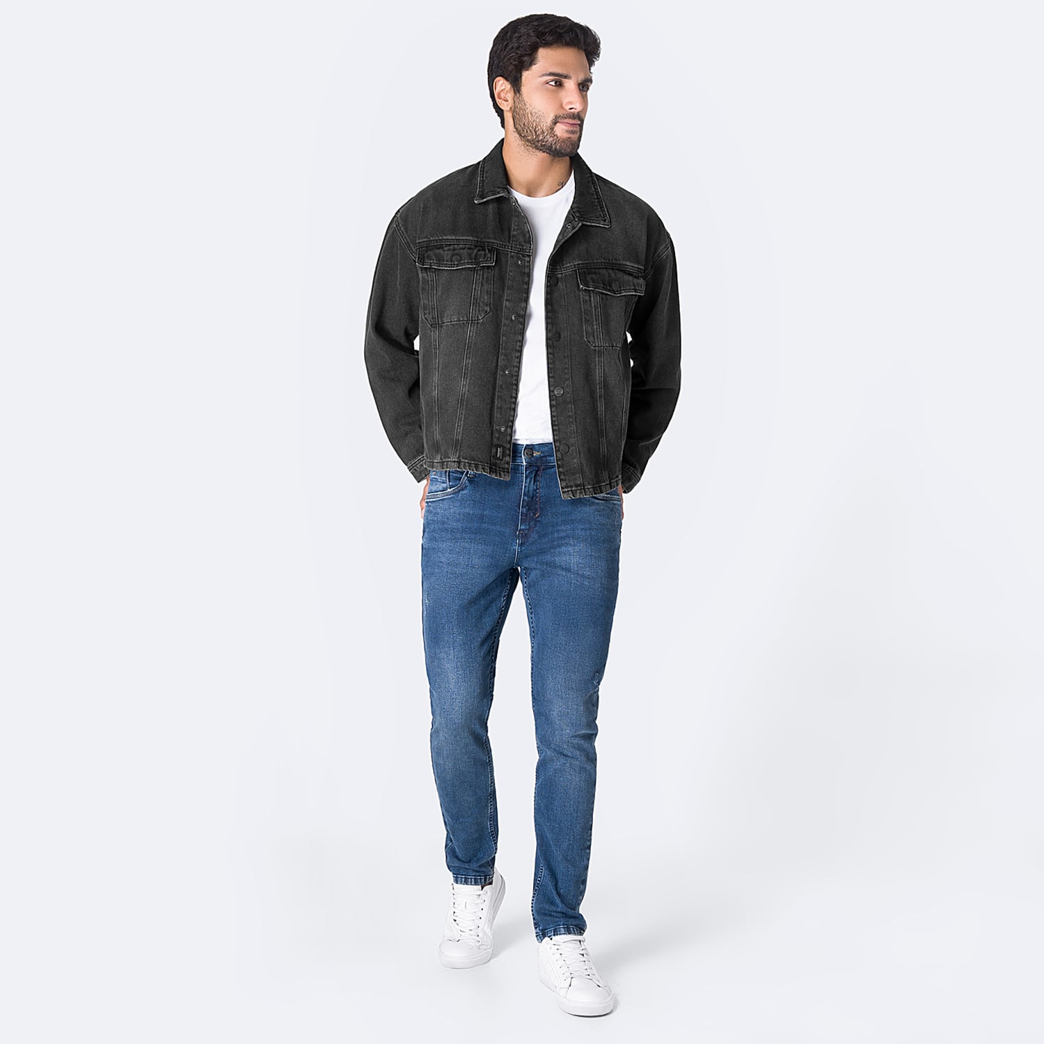 CAMISACO DENIM HOMBRE PIONIER MITCHELH - 3