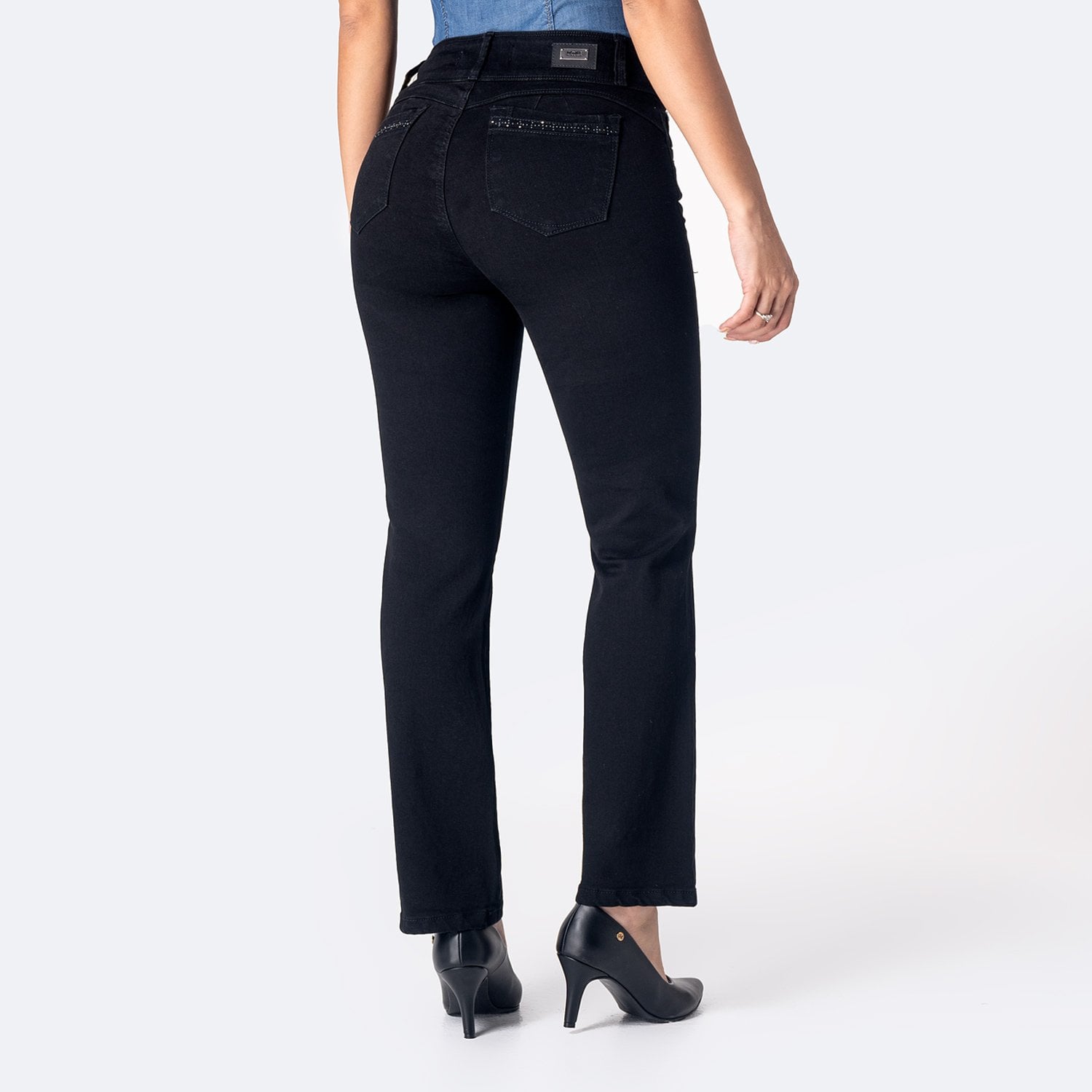 JEANS DENIM STRETCH MUJER PIONIER DONNAIH - 2