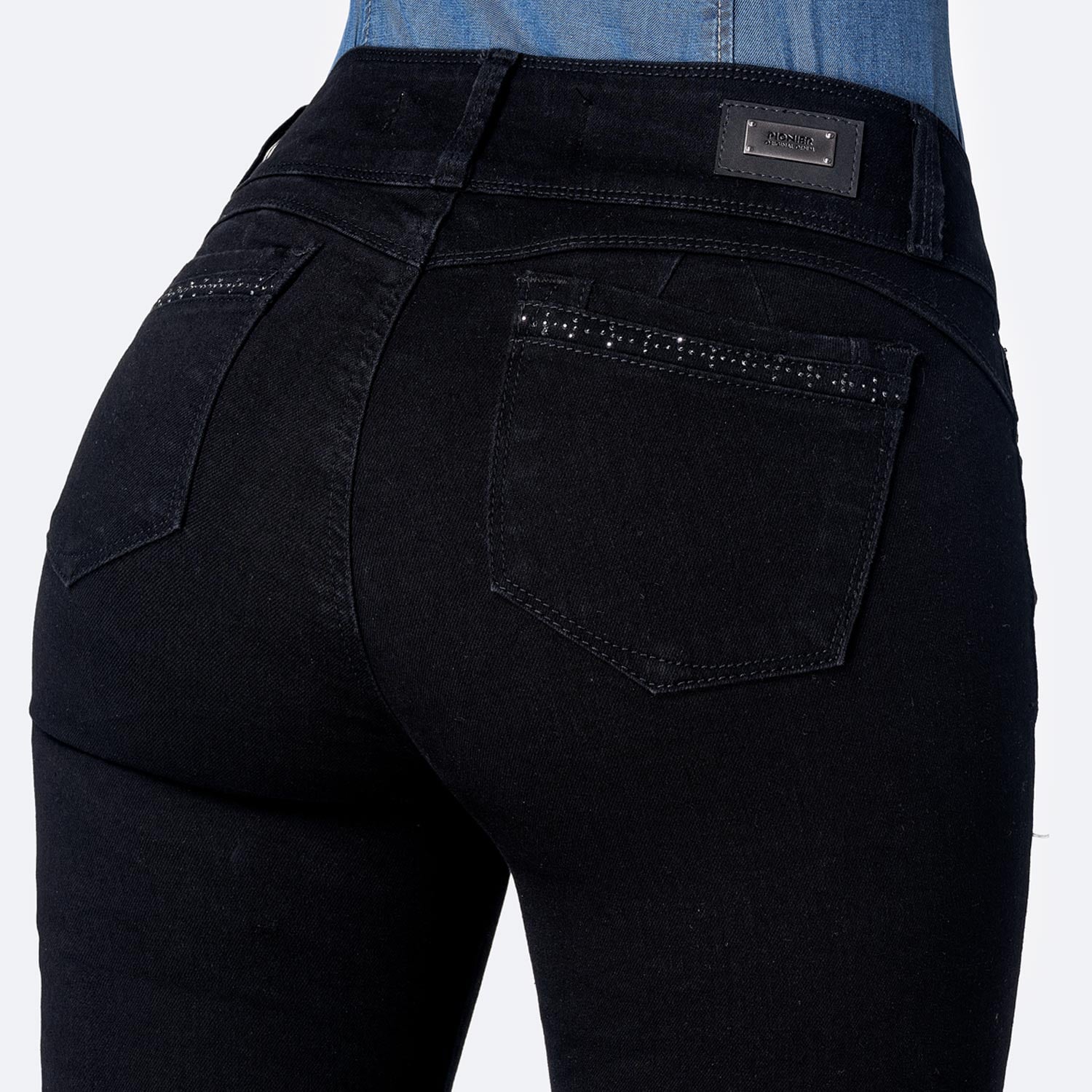 JEANS DENIM STRETCH MUJER PIONIER DONNAIH - 4