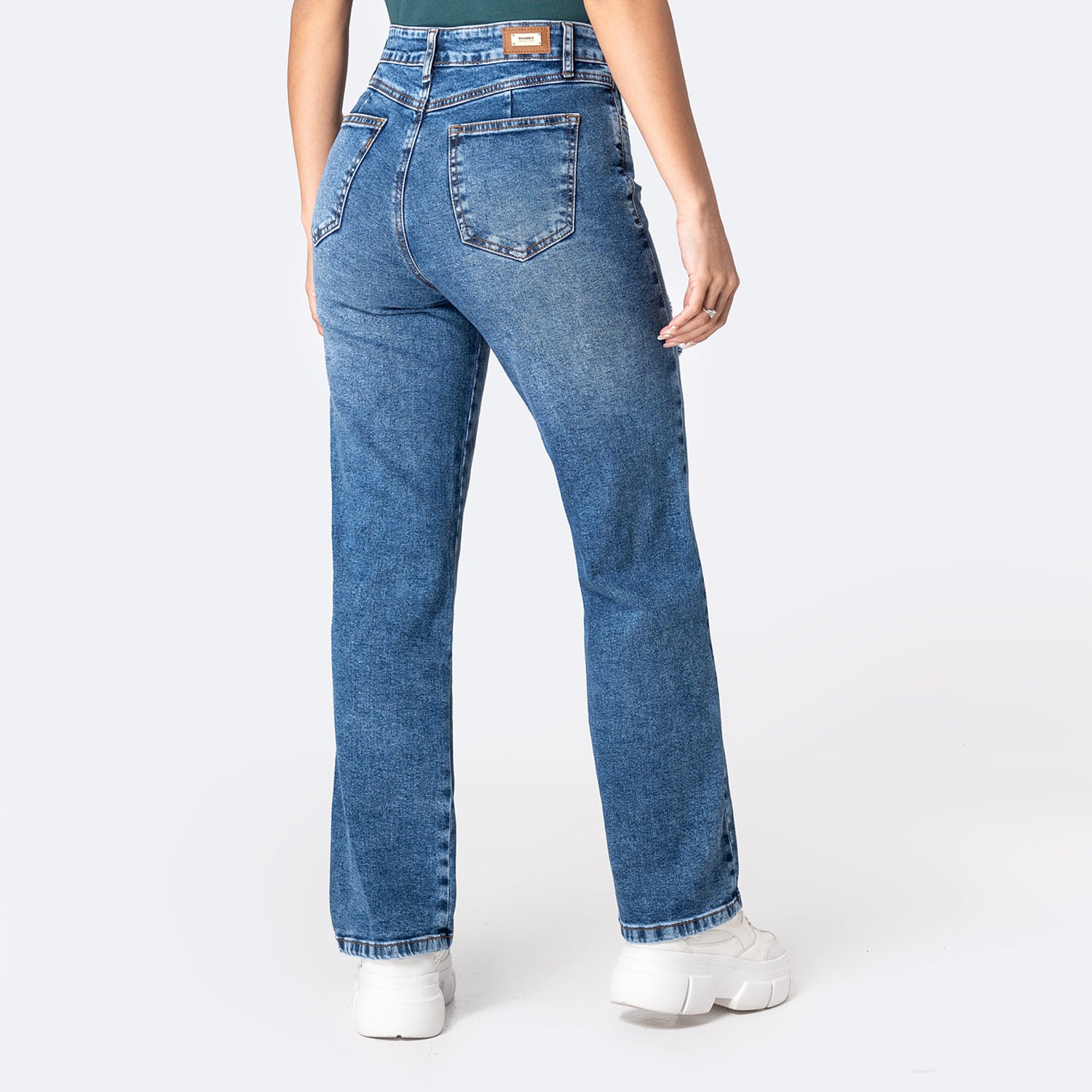 JEANS DENIM STRETCH MUJER PIONIER ZIANAH - 2