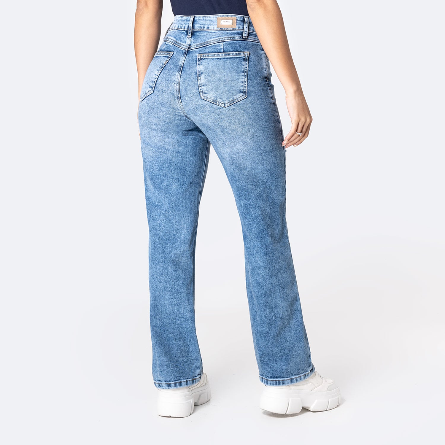 JEANS DENIM STRETCH MUJER PIONIER ZIANAH - 2