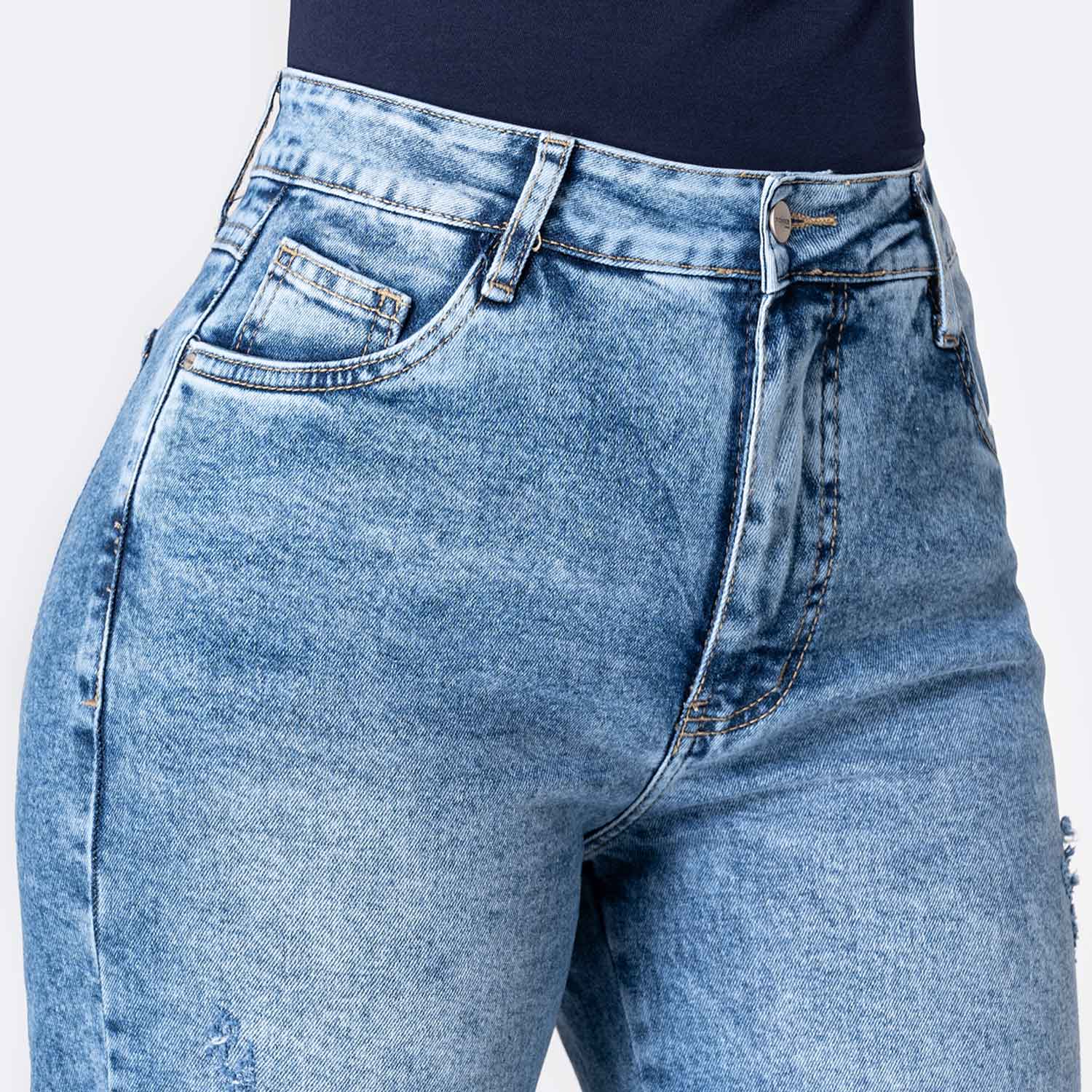 JEANS DENIM STRETCH MUJER PIONIER ZIANAH - 3