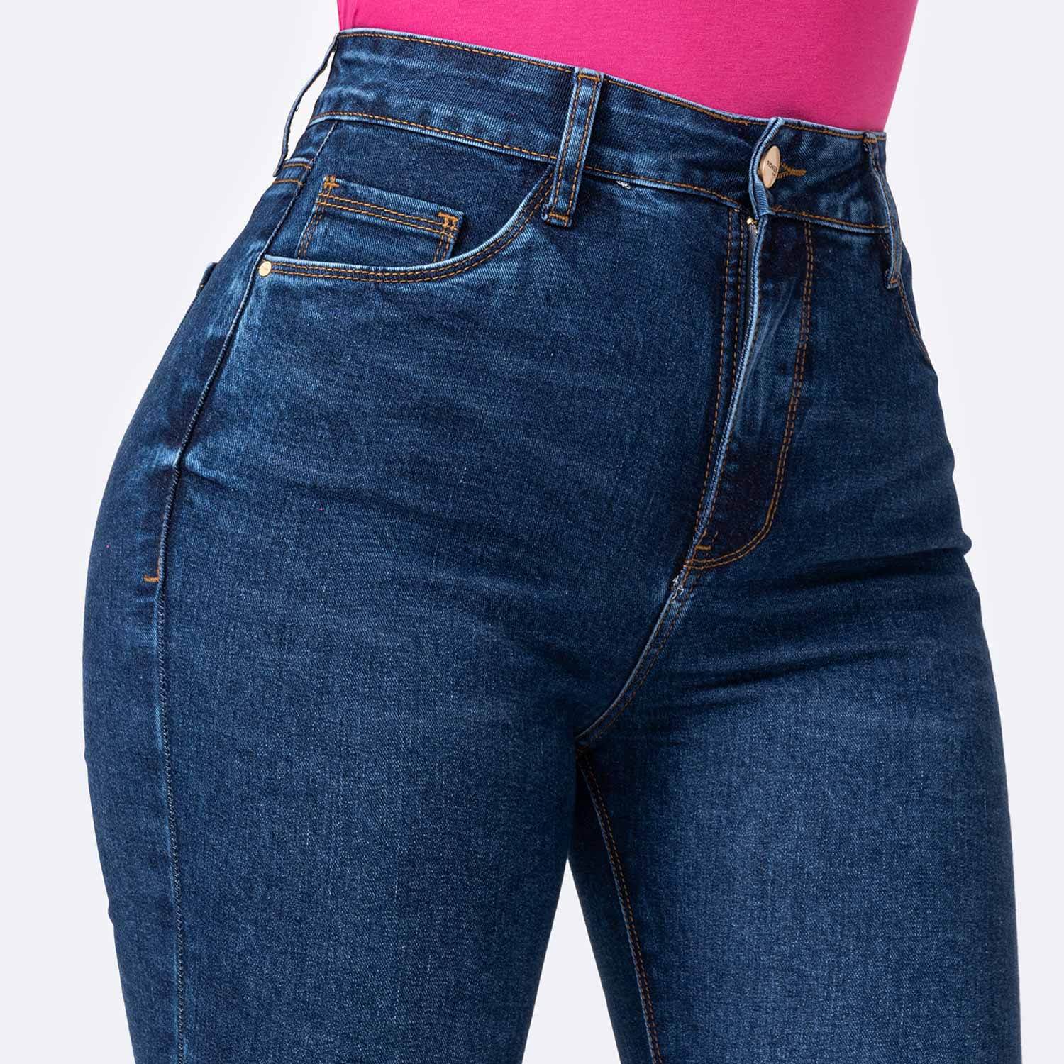 JEANS DENIM STRETCH MUJER PIONIER HALLYH - 3