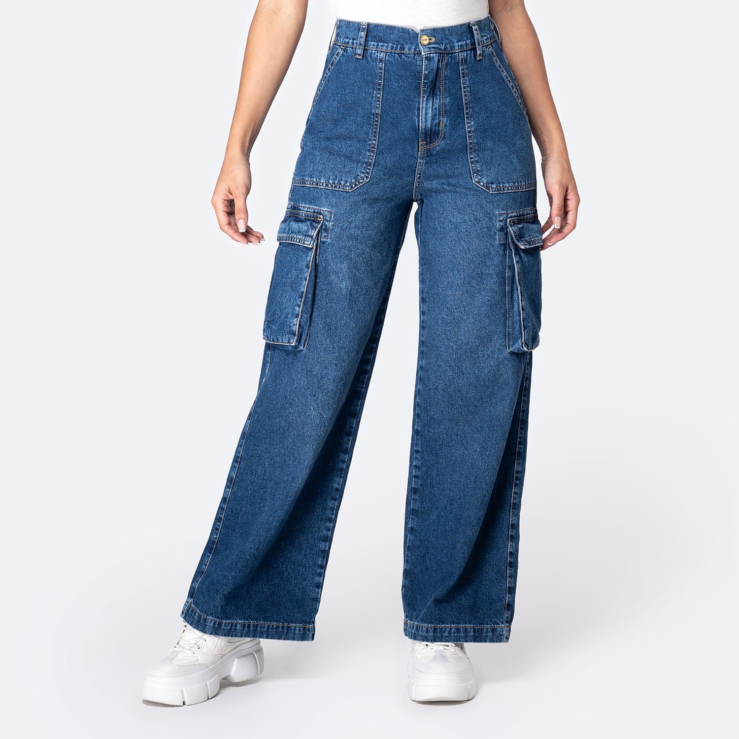 JEANS DENIM MUJER PIONIER MARGARE - 1