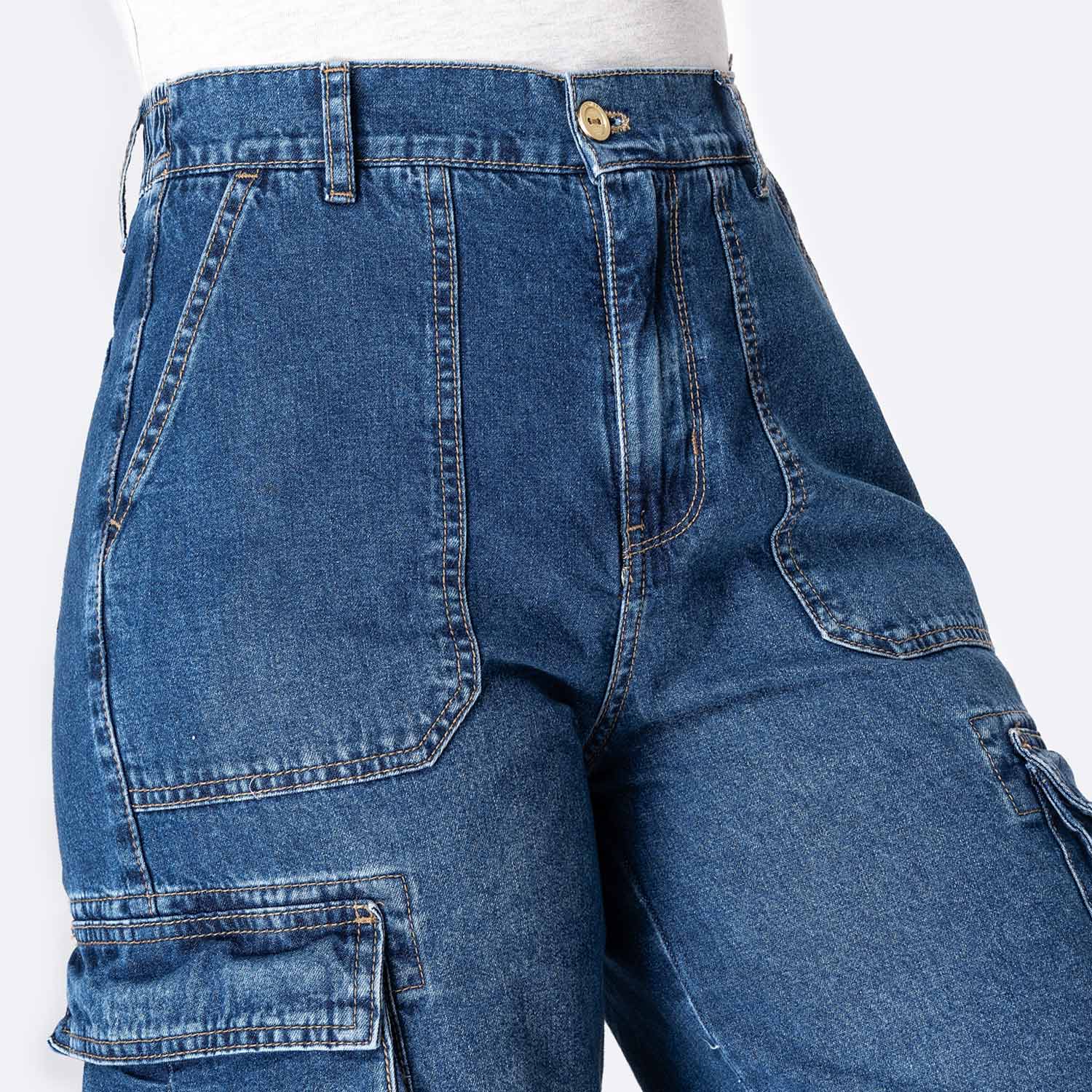 JEANS DENIM MUJER PIONIER MARGARE - 3