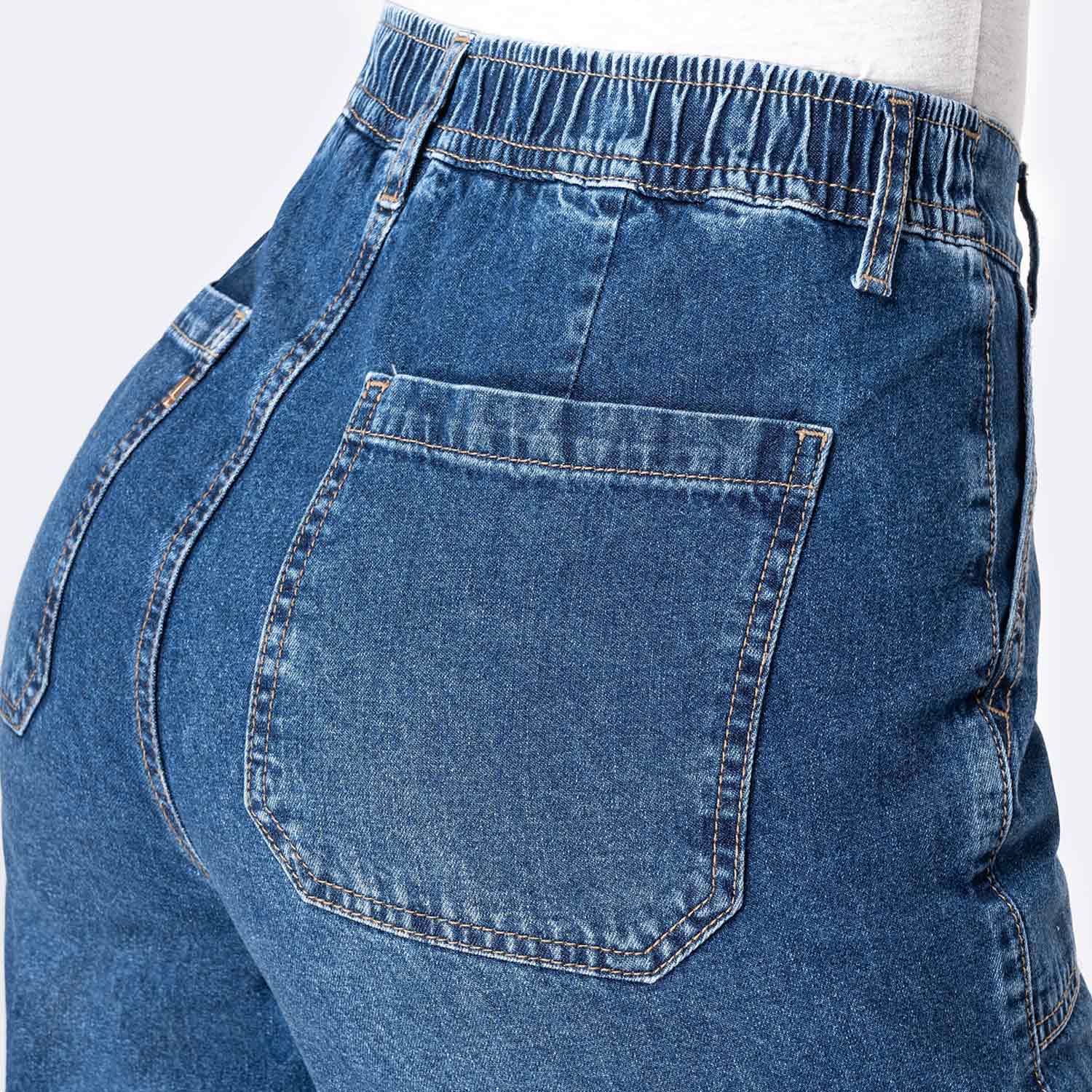 JEANS DENIM MUJER PIONIER MARGARE - 4