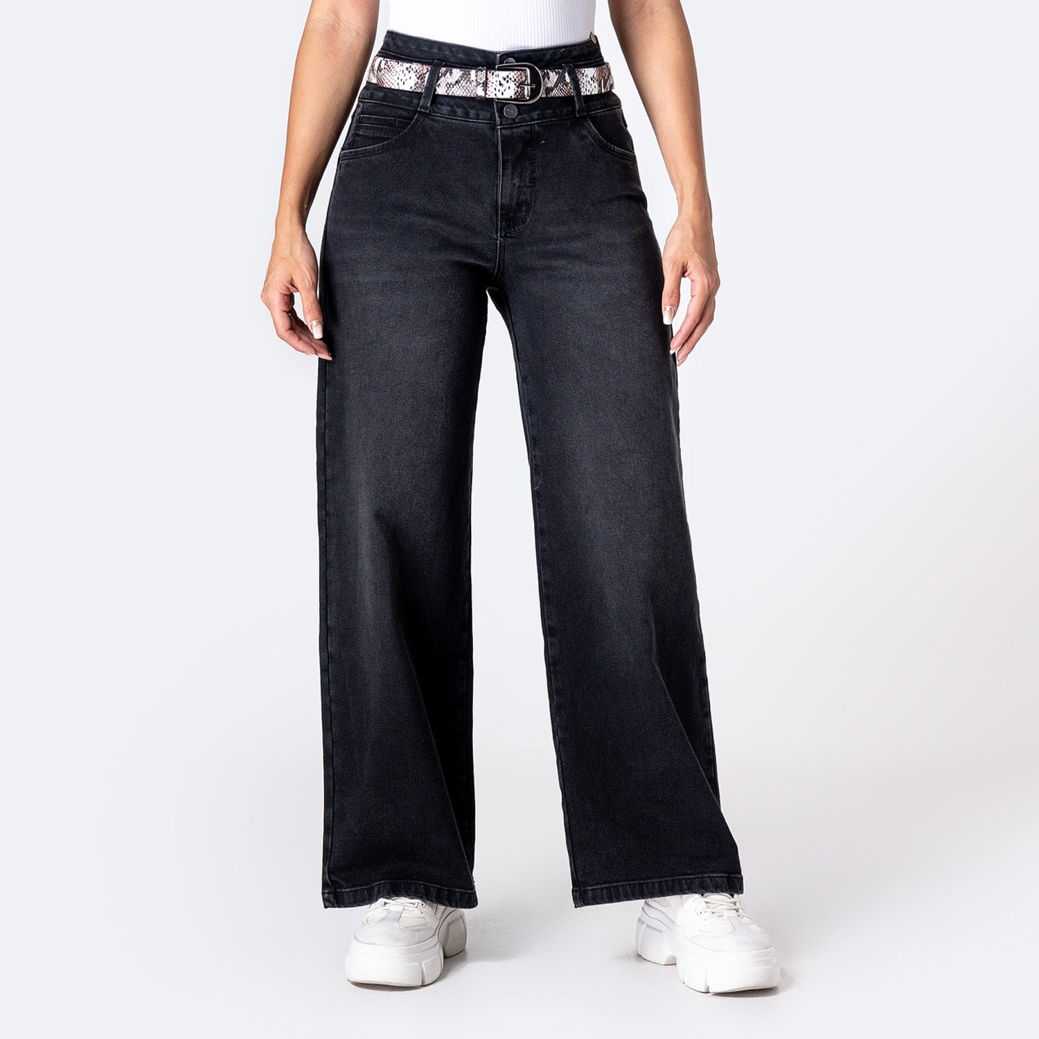 JEANS DENIM STRETCH MUJER PIONIER RUMYH - 1