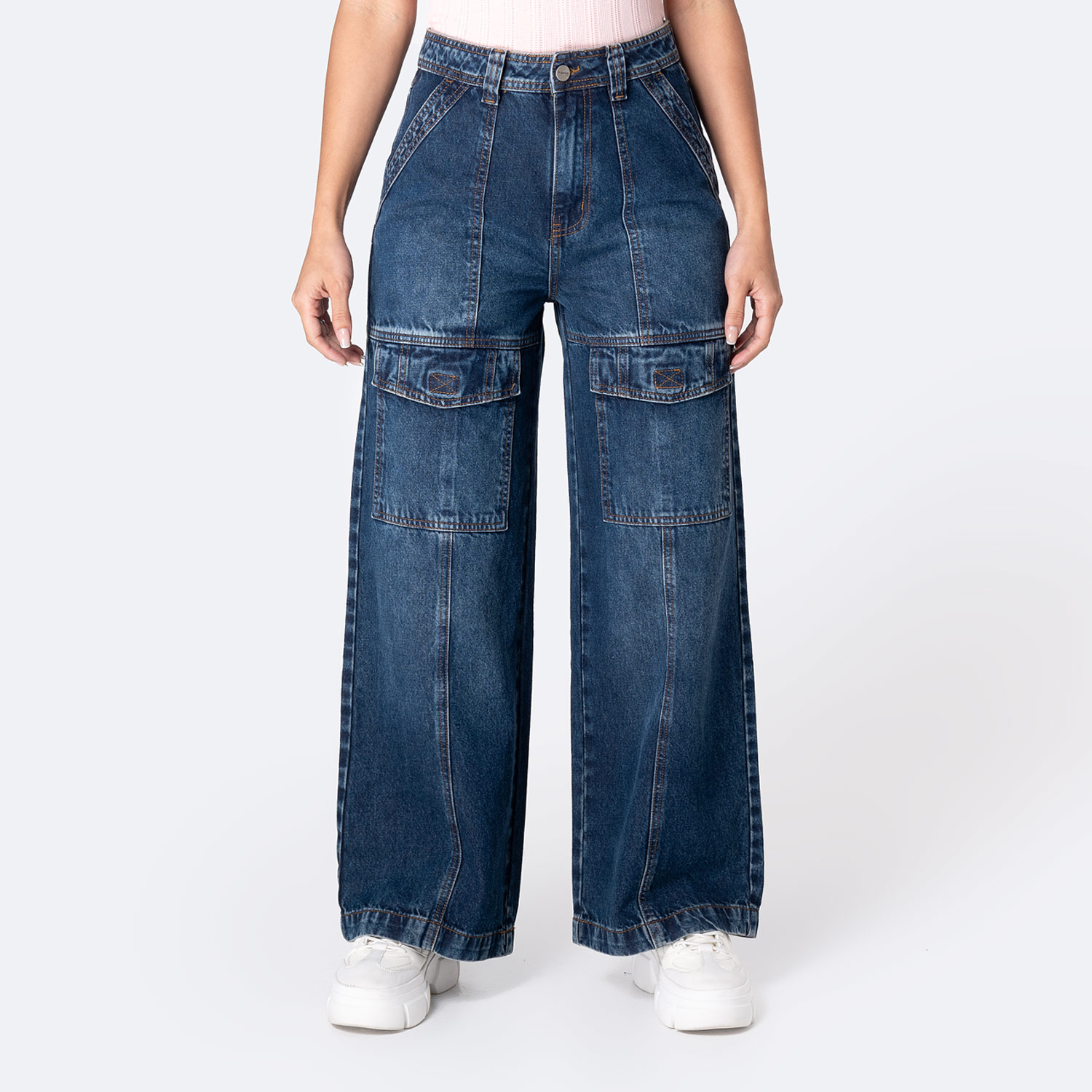 JEANS DENIM MUJER PIONIER JINNA - 1