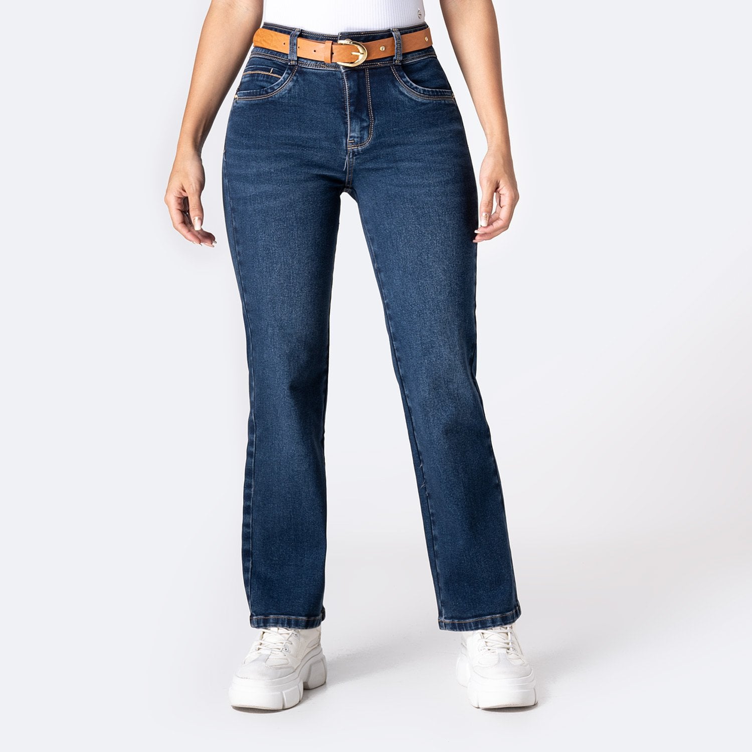 JEANS DENIM STRETCH MUJER PIONIER REICHELL - 1