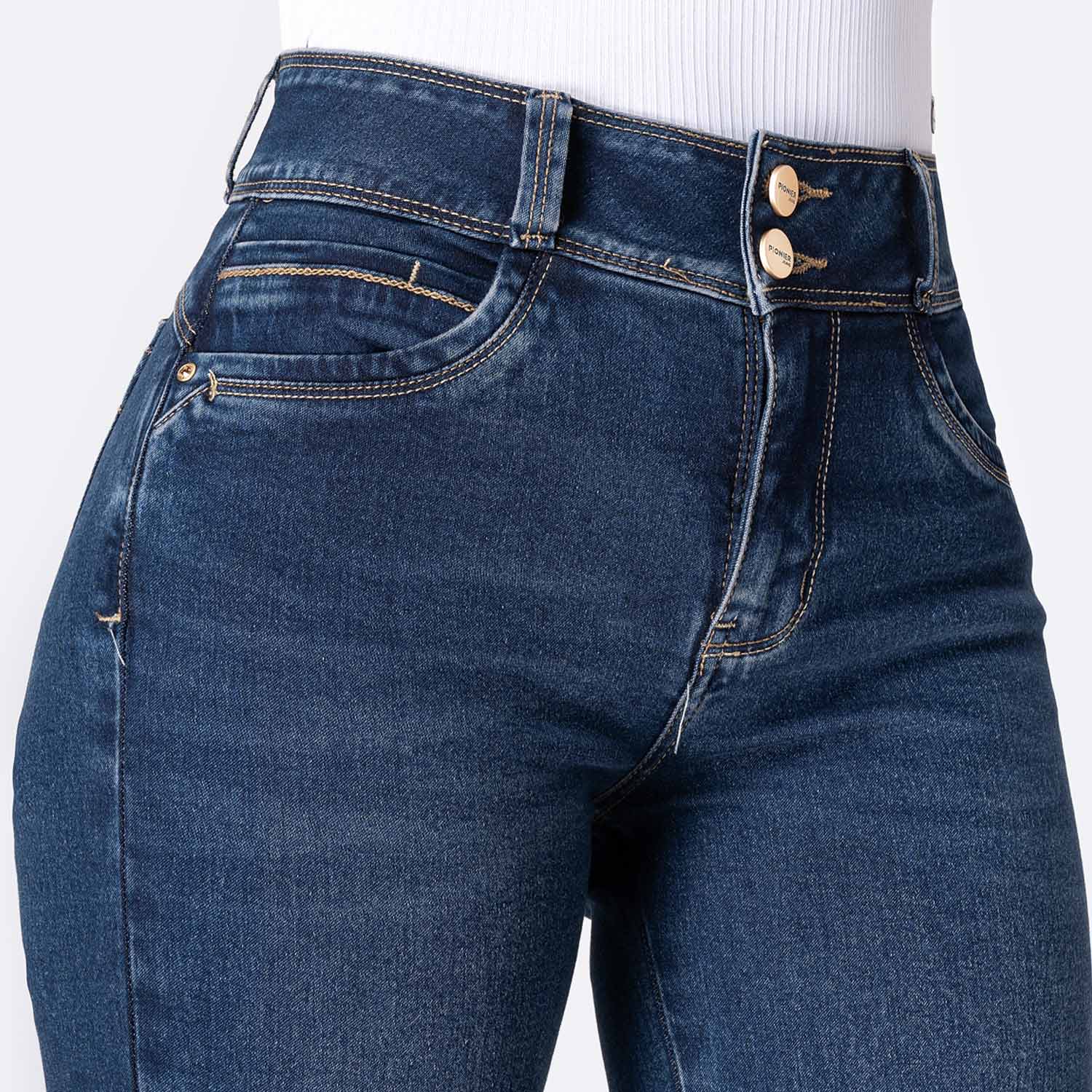 JEANS DENIM STRETCH MUJER PIONIER REICHELL - 3