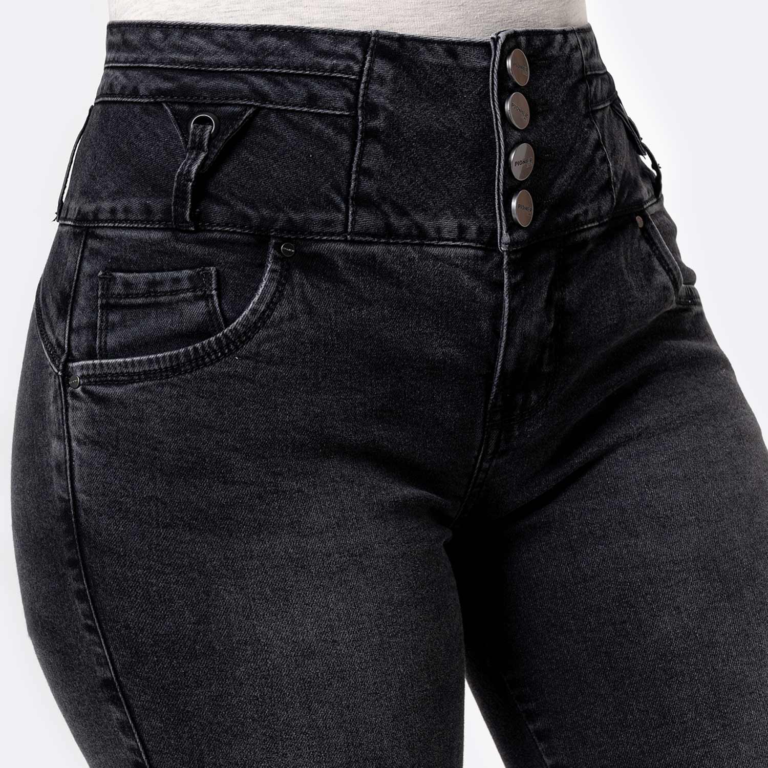 JEANS PITILLO DENIM STRETCH MUJER PIONIER MEREDDIT - 3