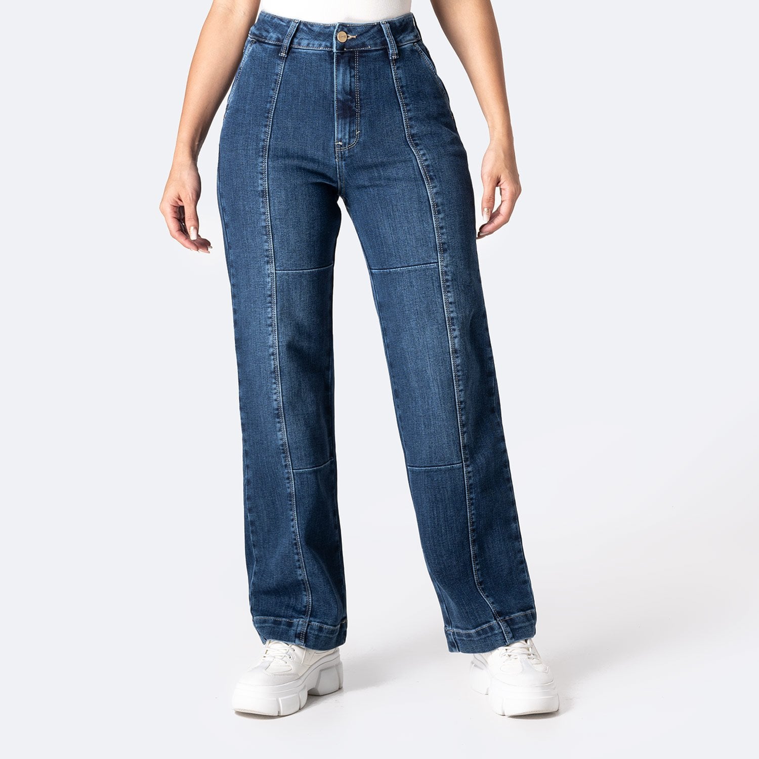 JEANS DENIM STRETCH MUJER PIONIER ZEFHY - 1