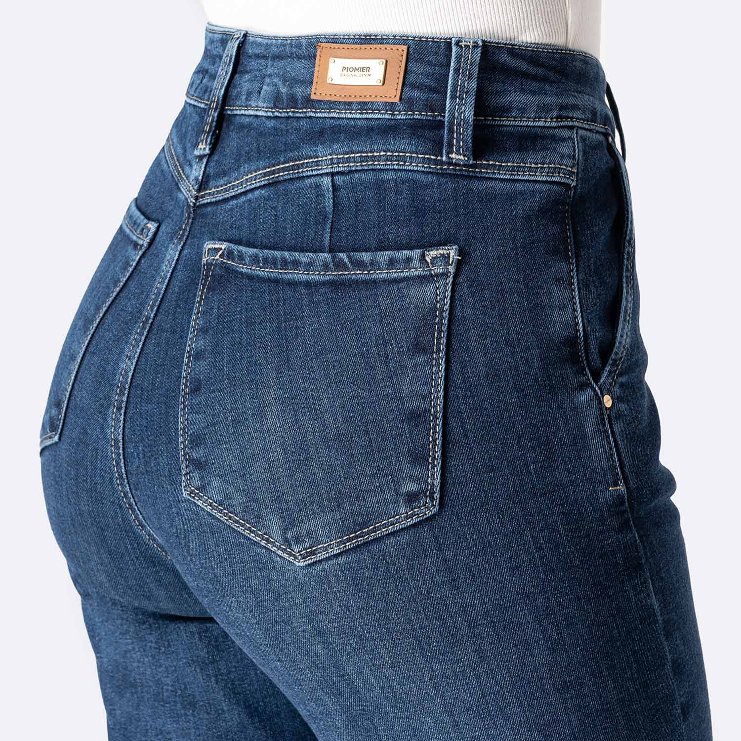 JEANS DENIM STRETCH MUJER PIONIER ZEFHY - 4