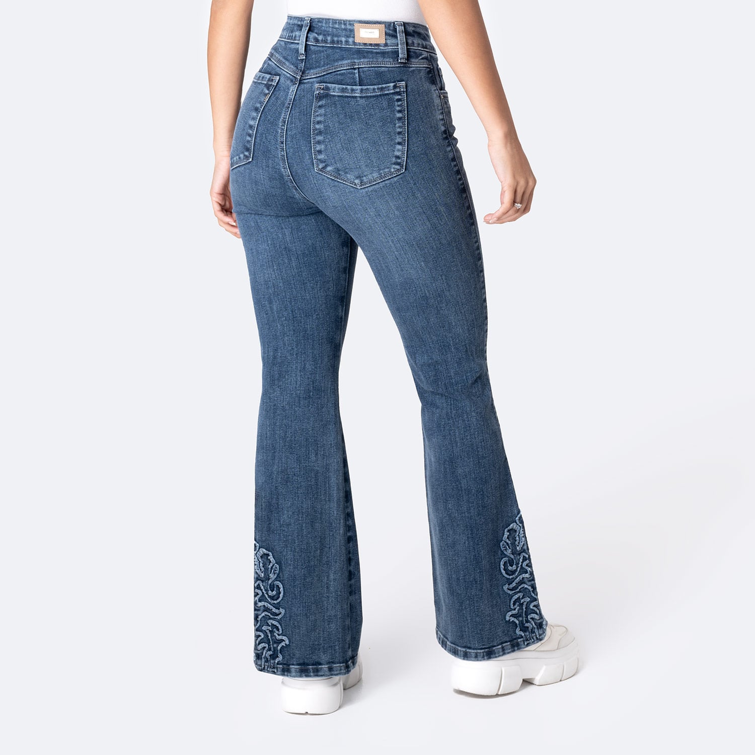 JEANS DENIM STRETCH MUJER PIONIER DANIAN - 2