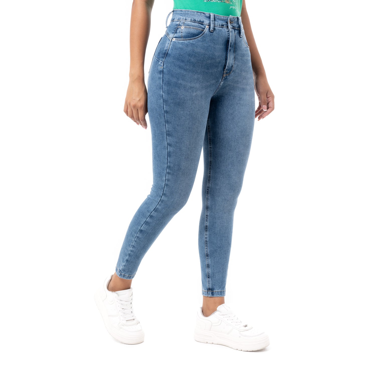 JEANS DENIM STRETCH MUJER PIONIER BRUNHA - 2