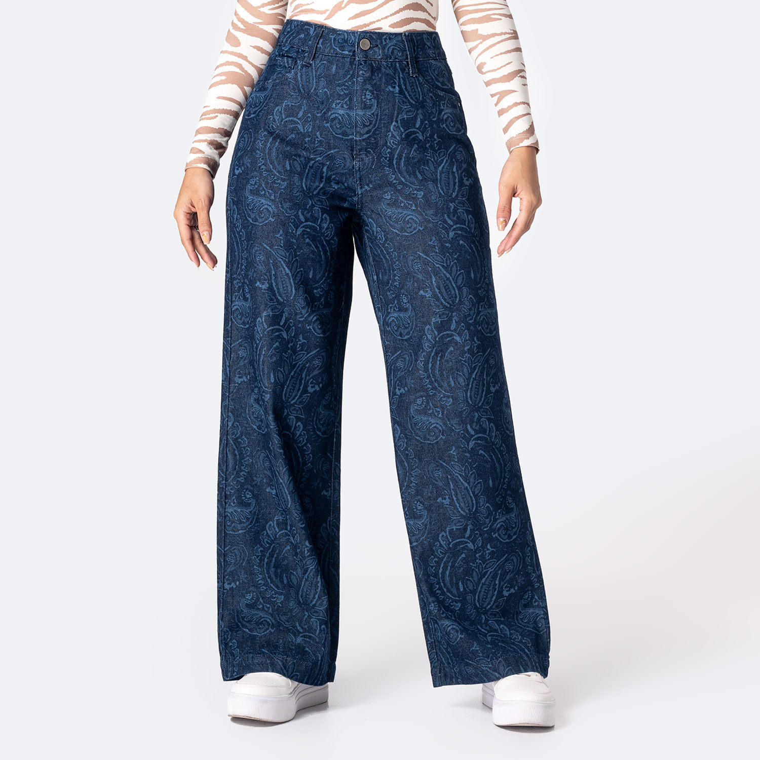 JEANS DENIM MUJER PIONIER MERITT - 1