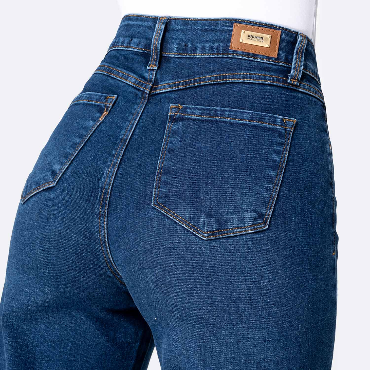 JEANS DENIM STRETCH MUJER PIONIER LARAAH - 4