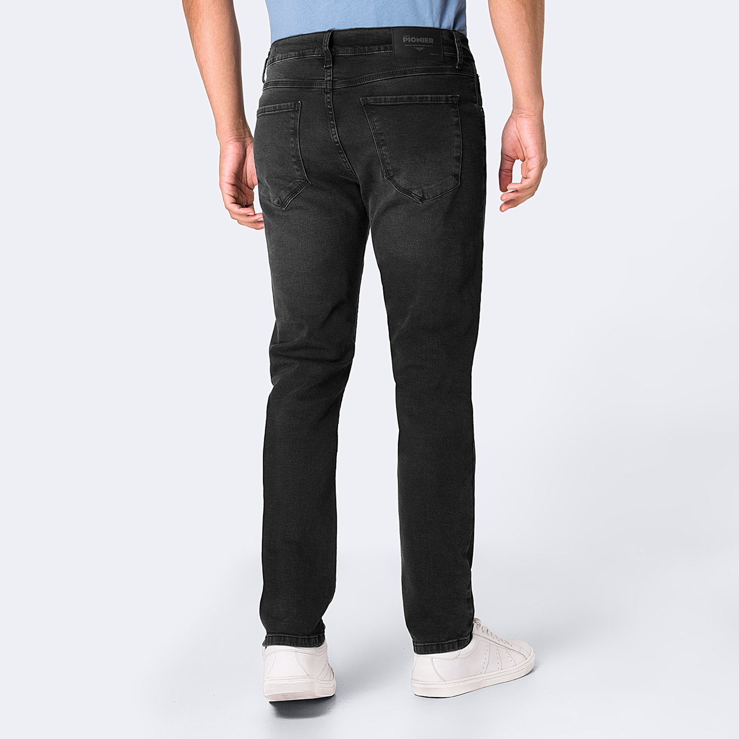 JEANS PITILLO DENIM STRETCH HOMBRE PIONIER GOTZE L-NEGRO - 2