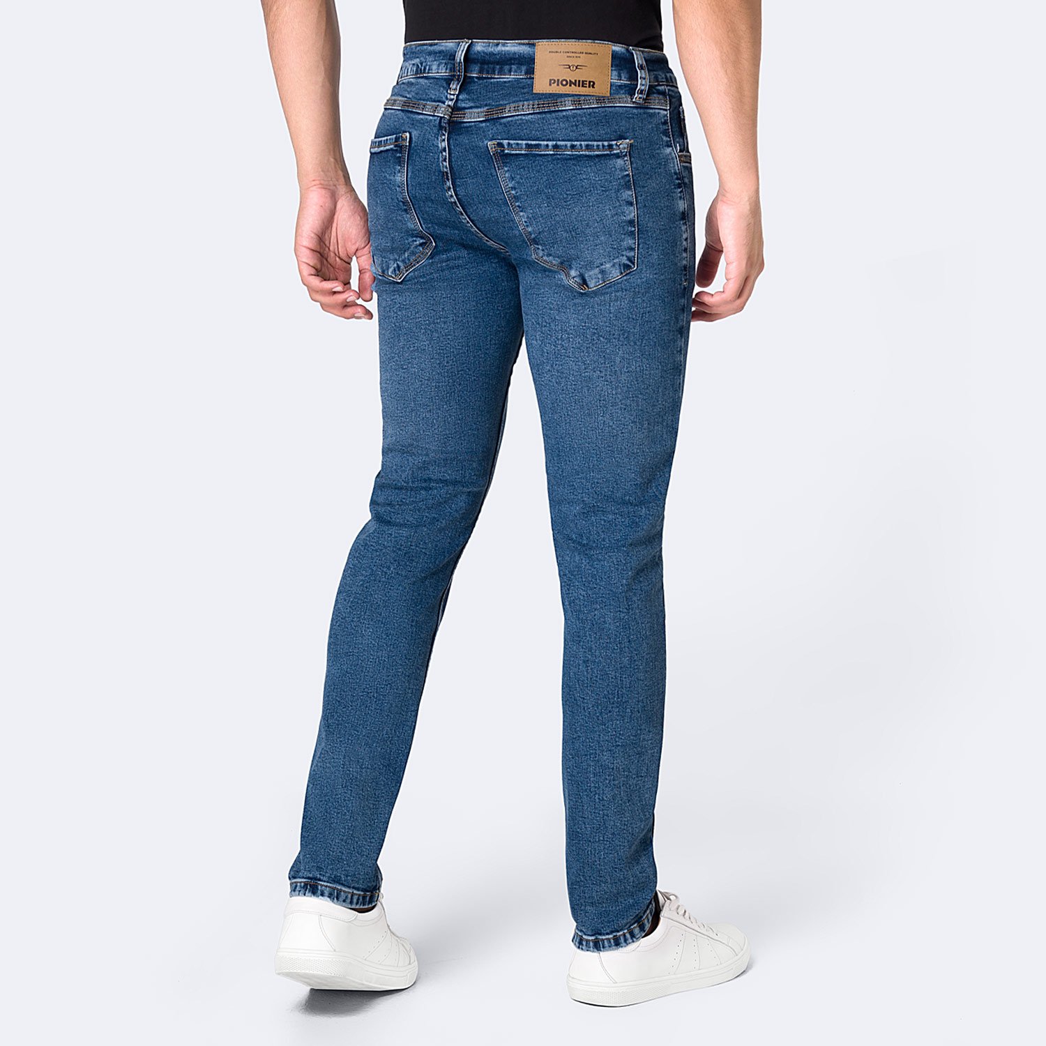 JEANS PITILLO DENIM STRETCH HOMBRE PIONIER GOTZE L-AZUL - 2