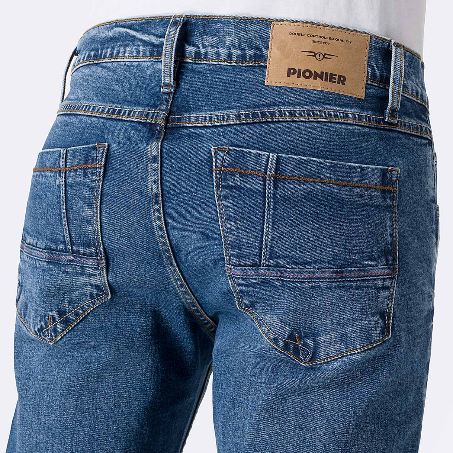 JEANS PITILLO DENIM STRETCH HOMBRE PIONIER IZZAT - 4