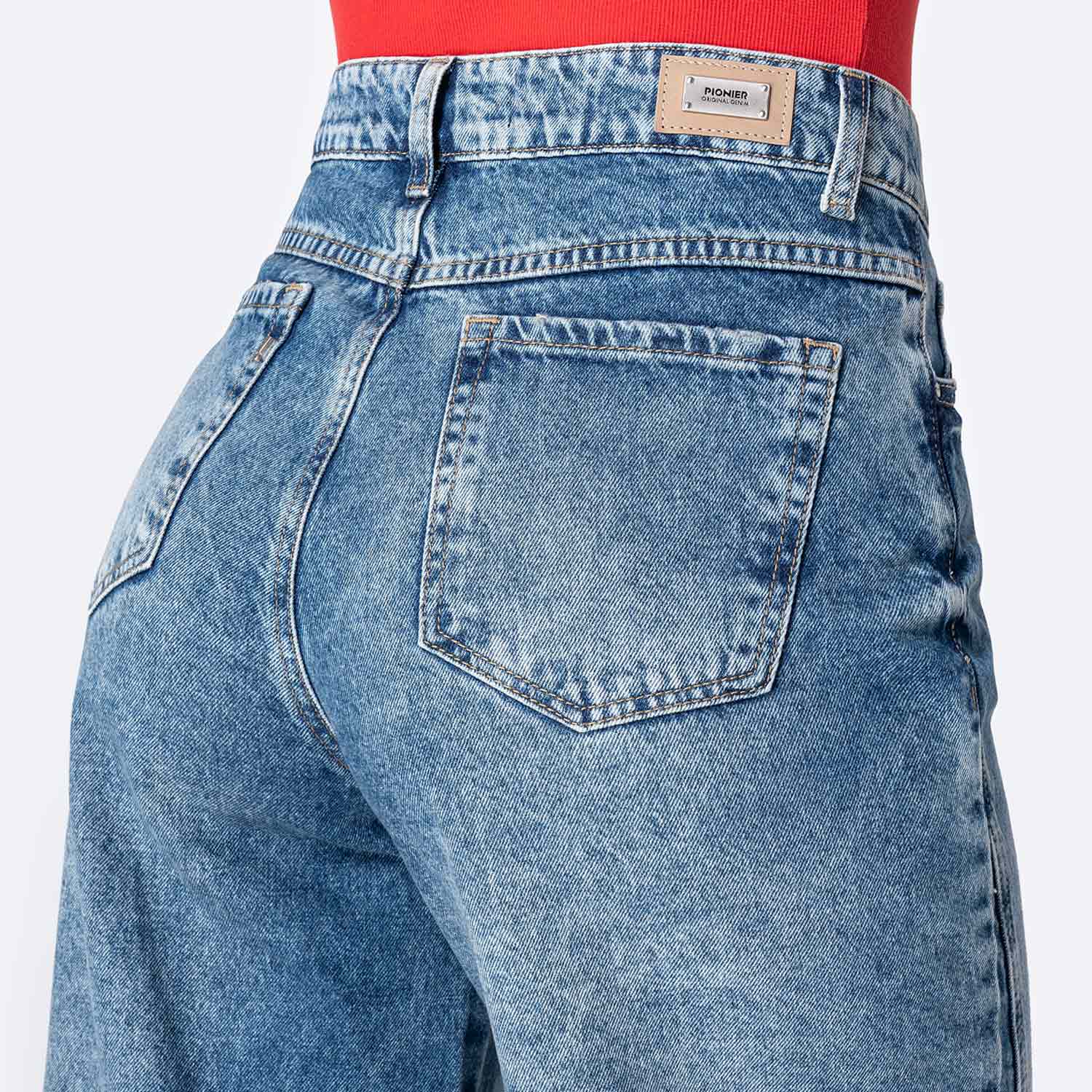 JEANS DENIM MUJER PIONIER KANELY - 4