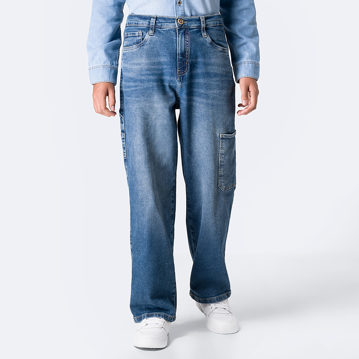 JEANS DENIM STRETCH NIÑO PIONIER JEISONH - 1