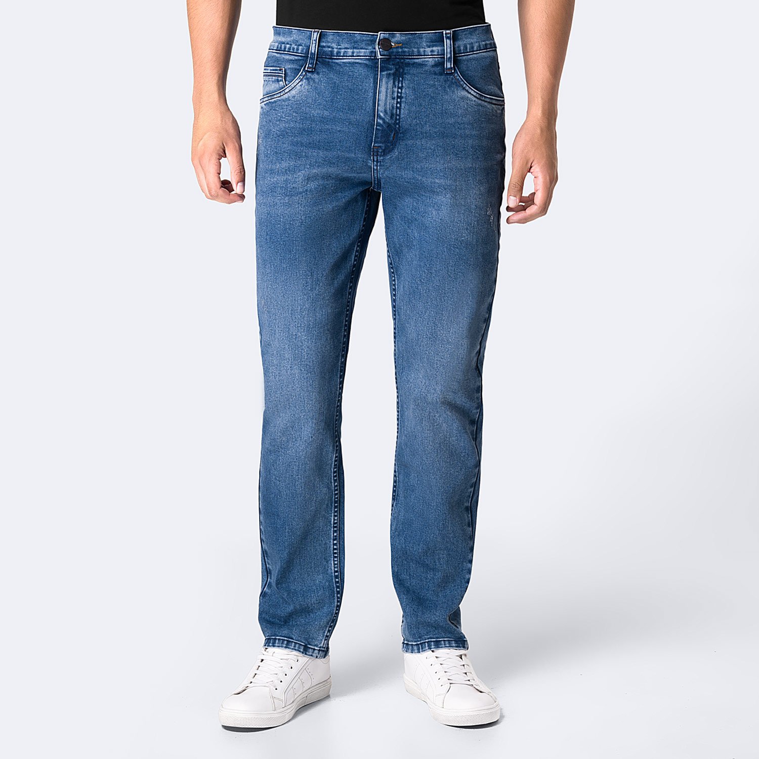 JEANS SEMI PITILLO DENIM STRETCH HOMBRE PIONIER GIBRAN - 1