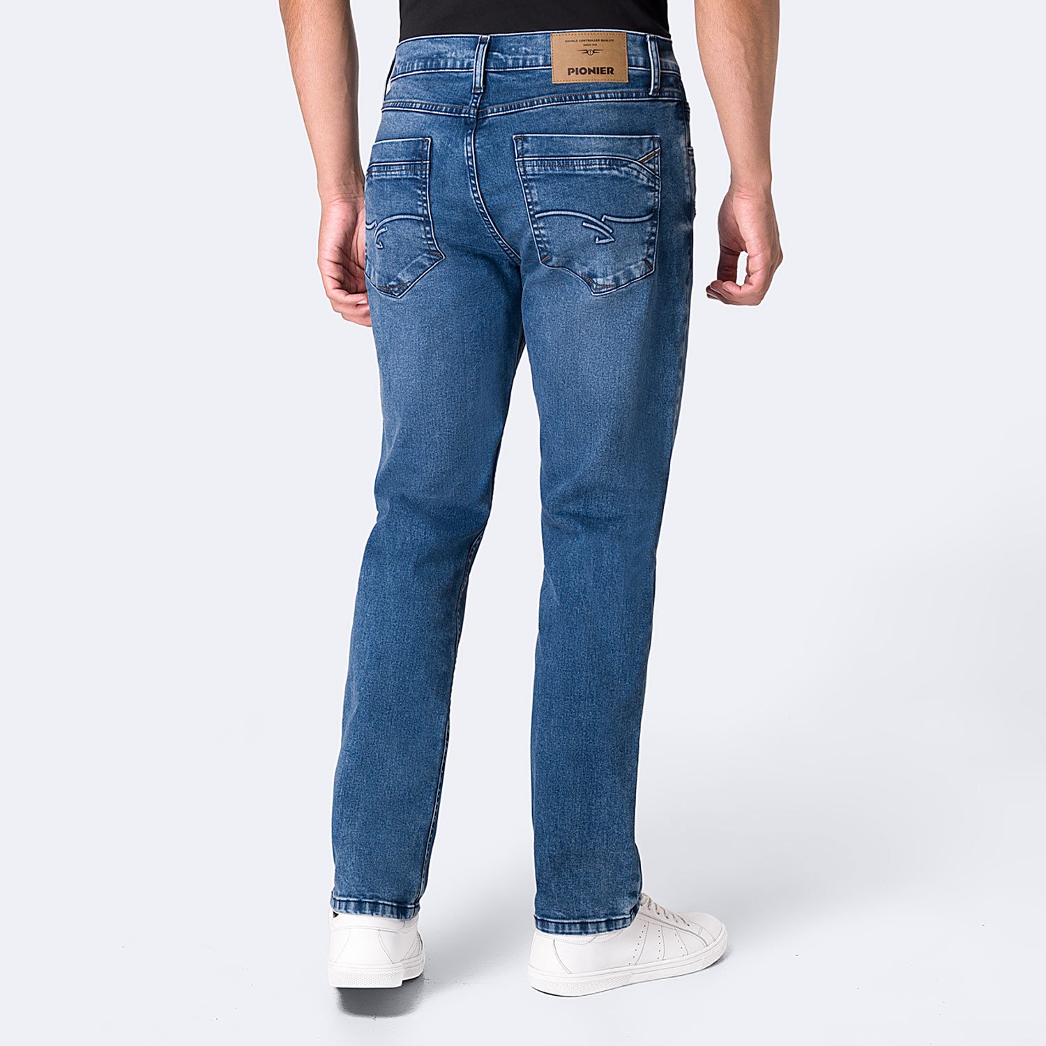 JEANS SEMI PITILLO DENIM STRETCH HOMBRE PIONIER GIBRAN - 2