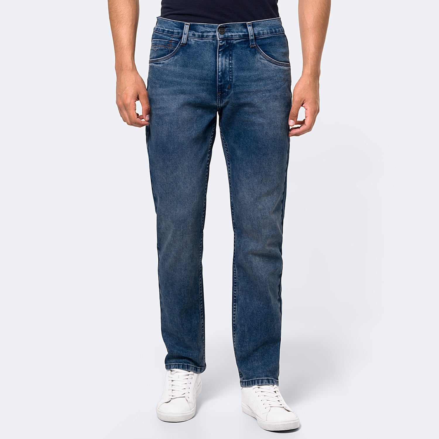 JEANS SEMI PITILLO DENIM STRETCH HOMBRE PIONIER SETCH - 1