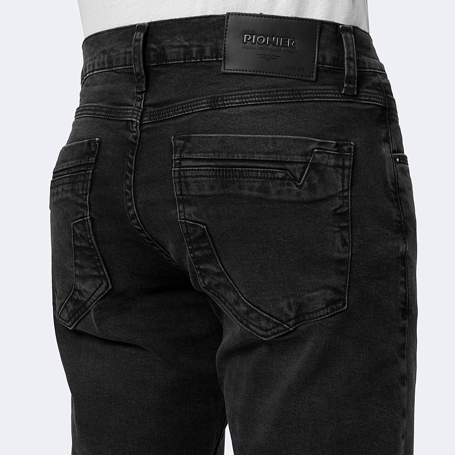 JEANS SEMI PITILLO DENIM STRETCH HOMBRE PIONIER SETCH - 4