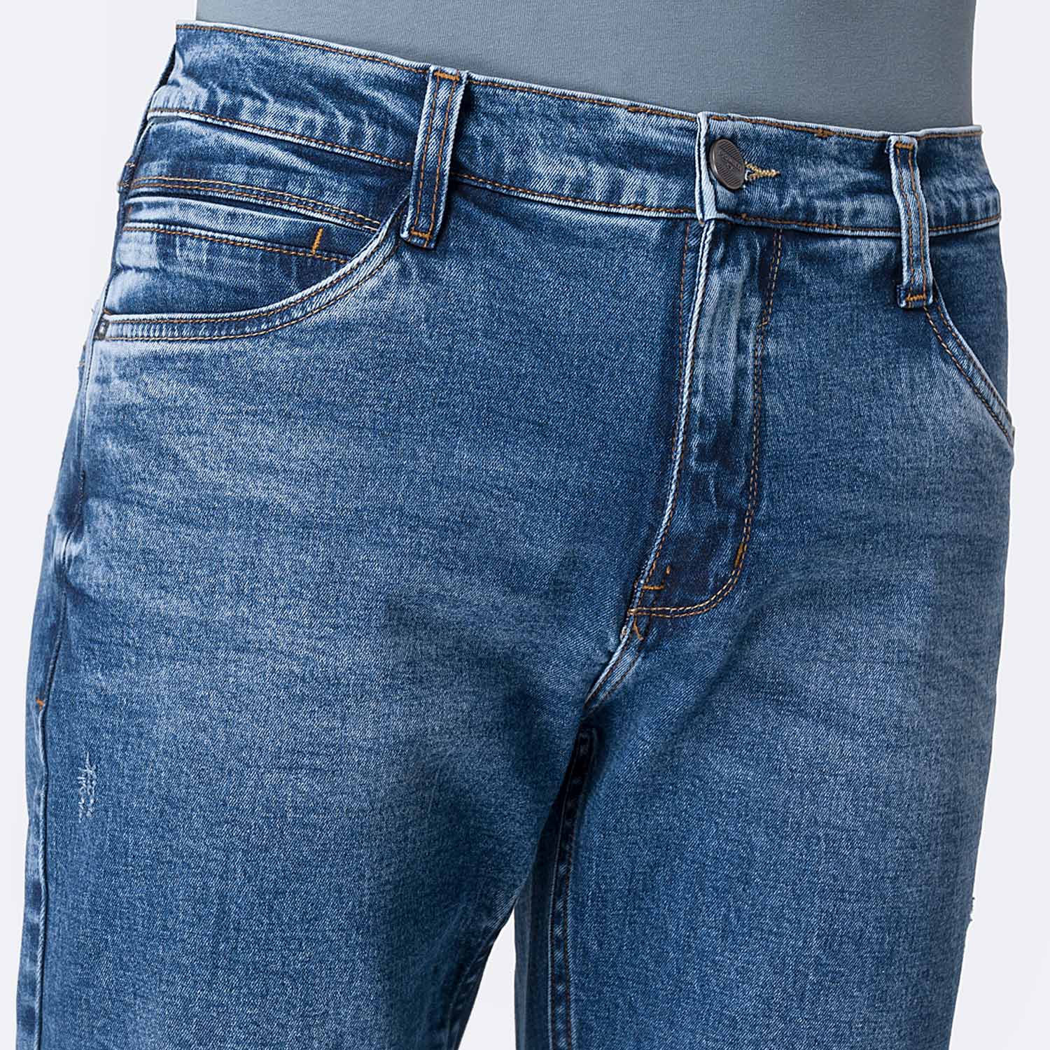JEANS SEMI PITILLO DENIM STRETCH HOMBRE PIONIER KALEDT - 3