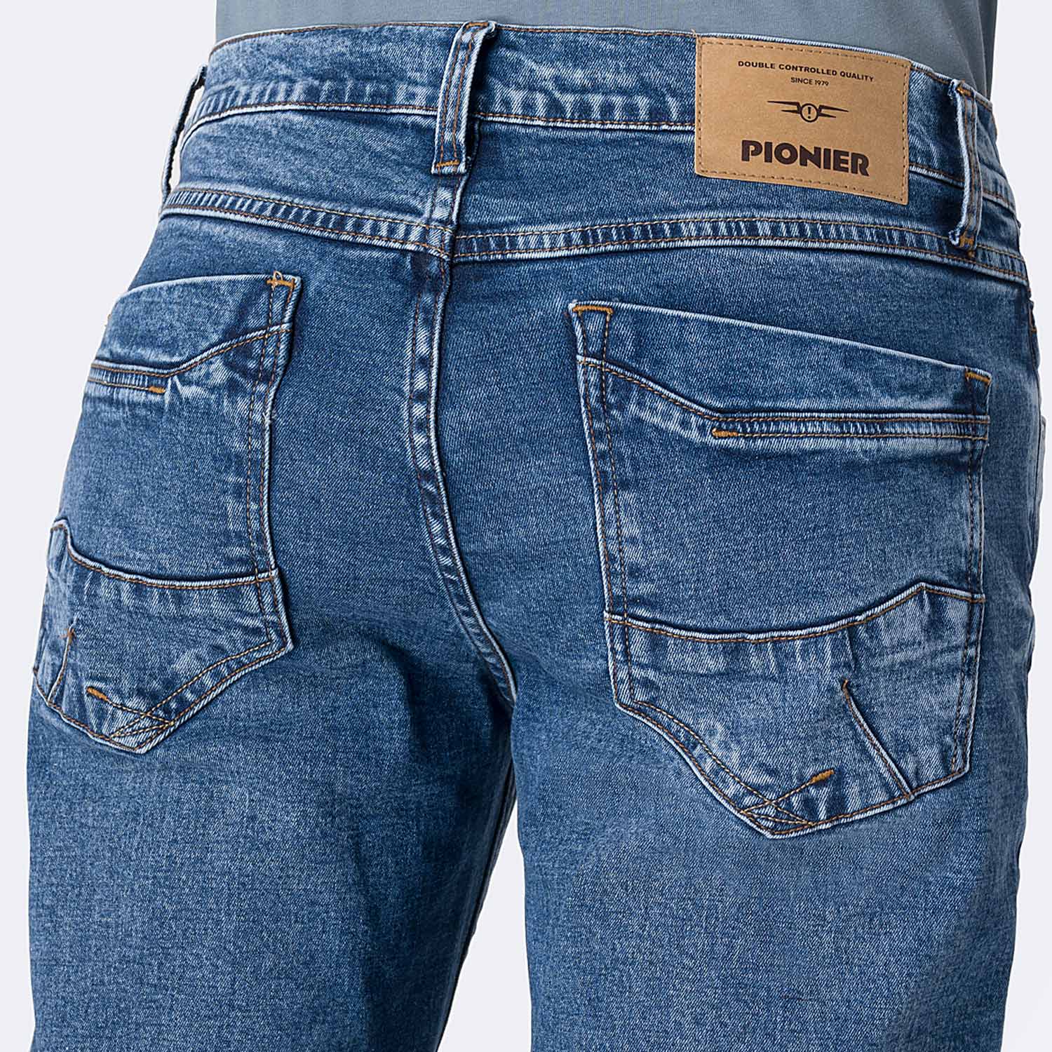 JEANS SEMI PITILLO DENIM STRETCH HOMBRE PIONIER KALEDT - 4