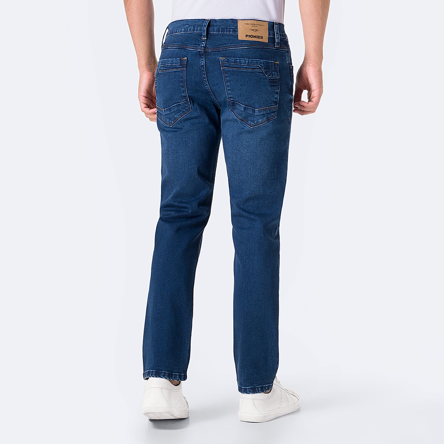 JEANS SEMI PITILLO DENIM STRETCH HOMBRE PIONIER VADHIR - 2