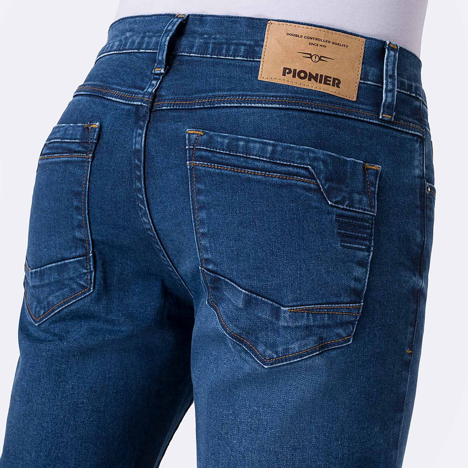 JEANS SEMI PITILLO DENIM STRETCH HOMBRE PIONIER VADHIR - 4