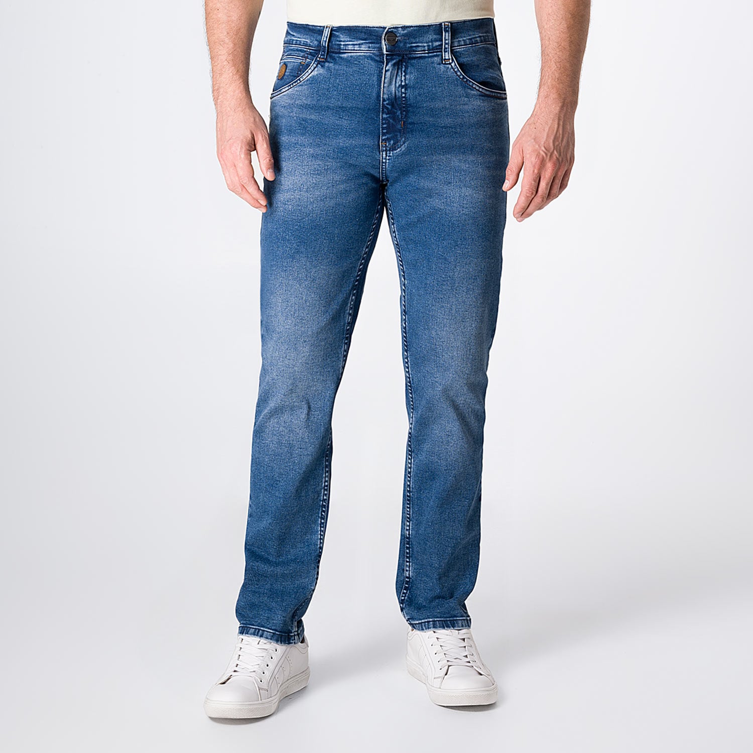 JEANS SEMI PITILLO DENIM STRETCH HOMBRE PIONIER MATTEUW - 1