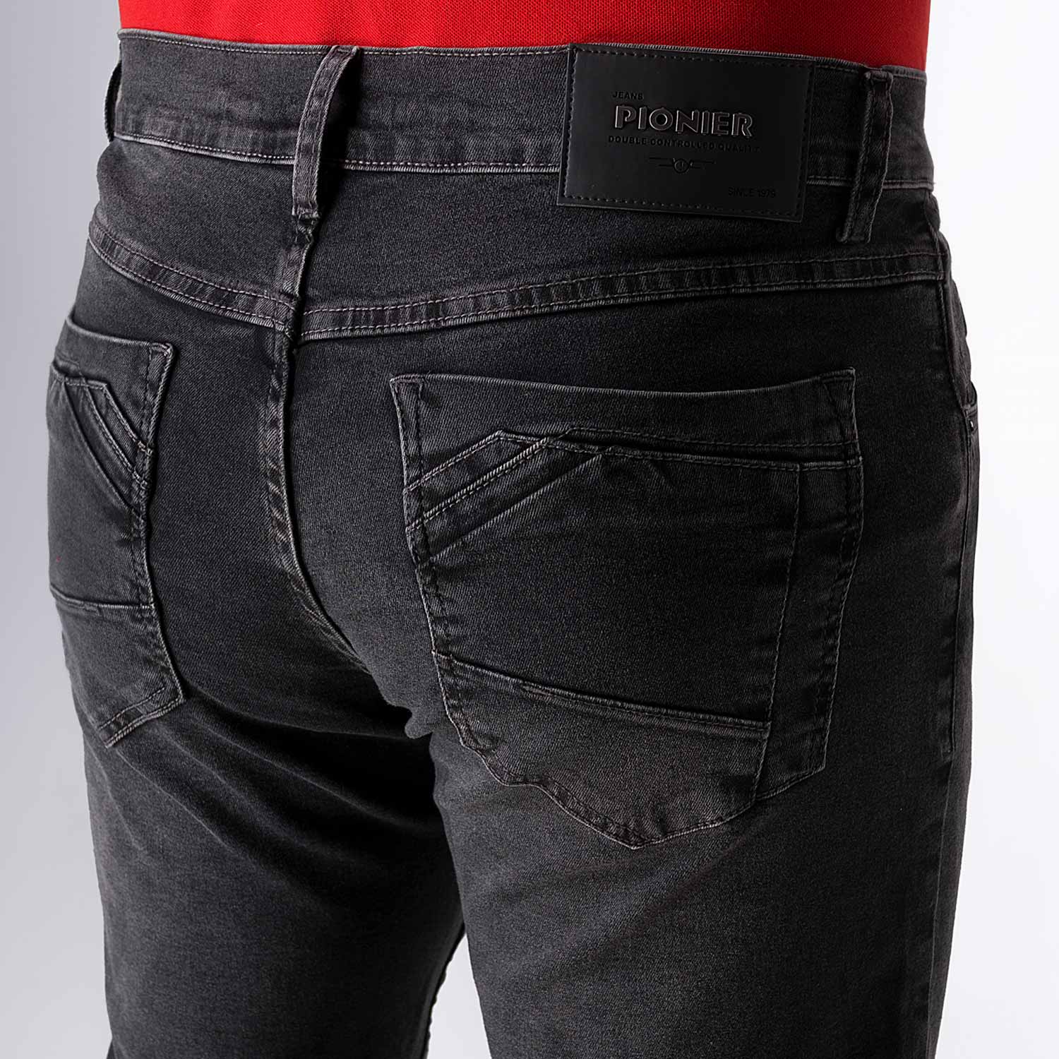 JEANS SEMI PITILLO DENIM STRETCH HOMBRE PIONIER MATTEUW - 4
