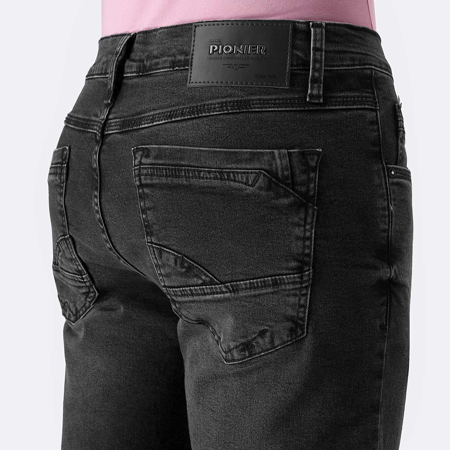 JEANS SEMI PITILLO DENIM STRETCH HOMBRE PIONIER YURKK - 4