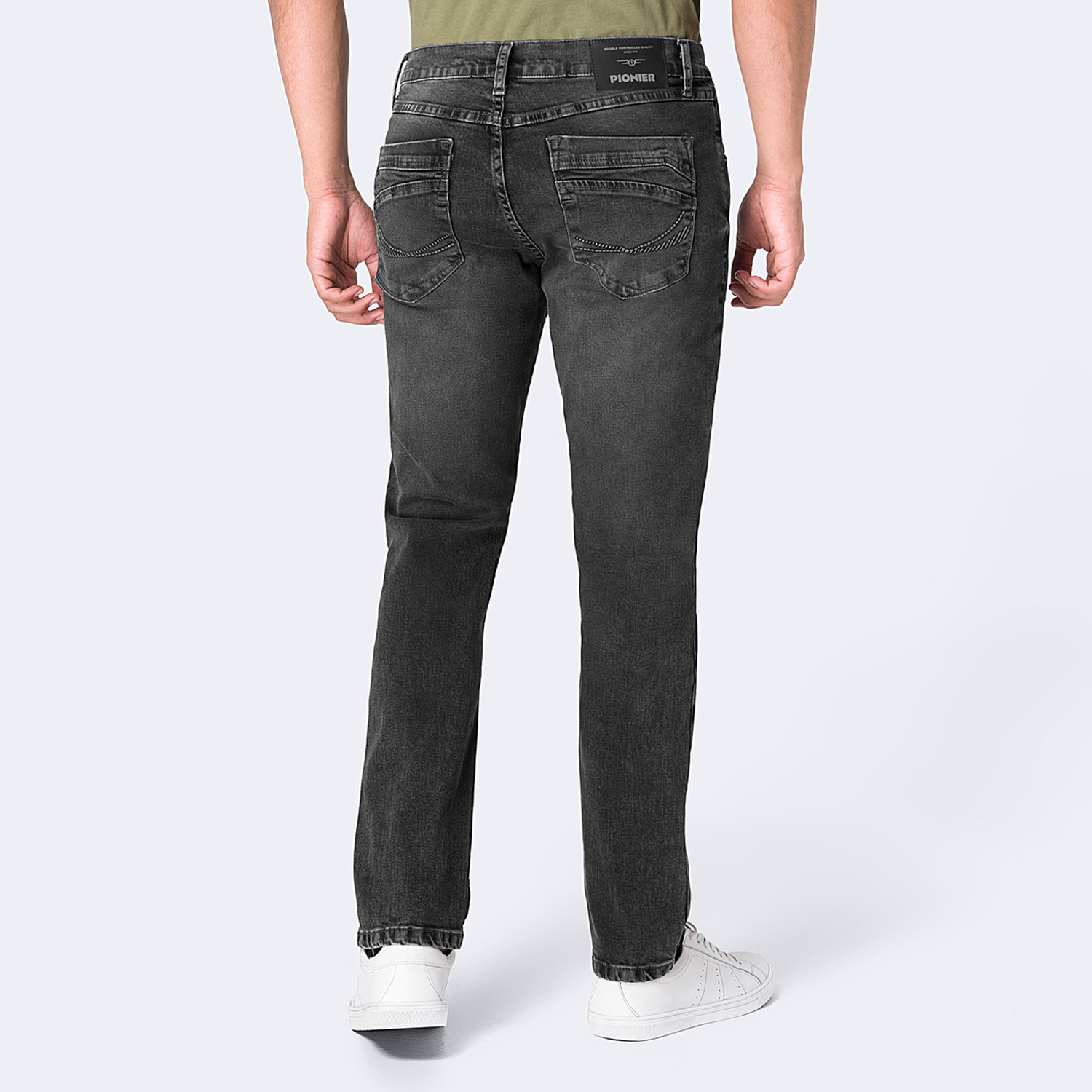 JEANS SEMI PITILLO DENIM STRETCH HOMBRE PIONIER YUSEFF - 2