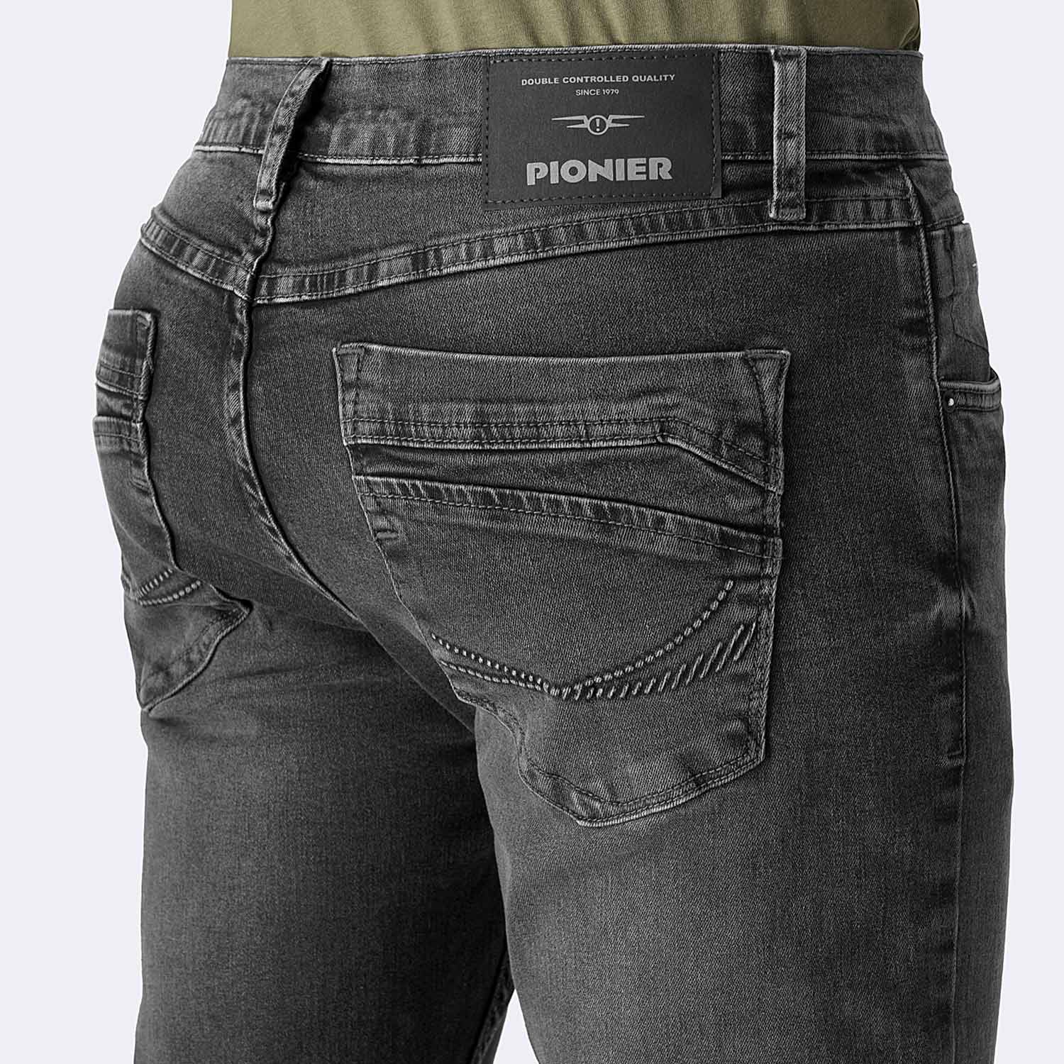 JEANS SEMI PITILLO DENIM STRETCH HOMBRE PIONIER YUSEFF - 4
