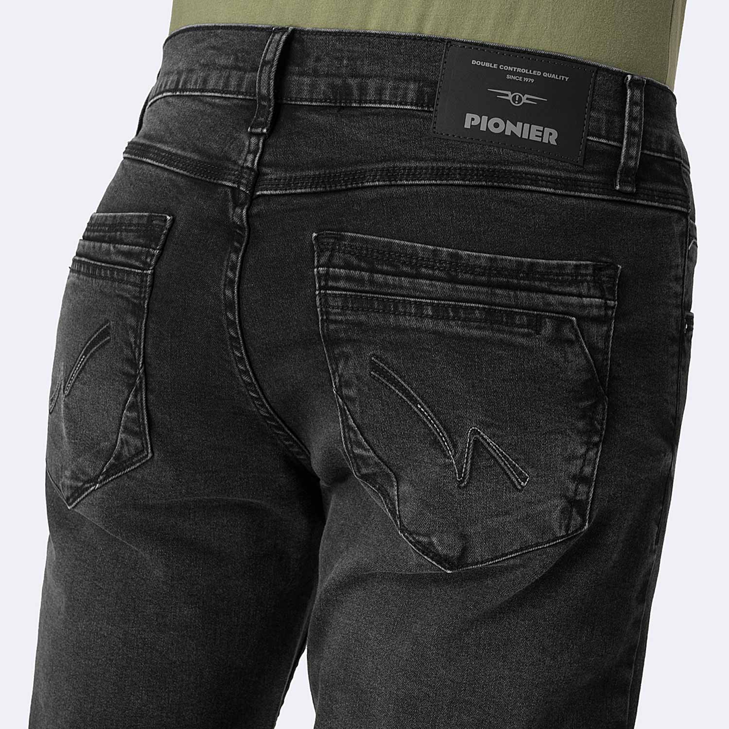 JEANS SEMI PITILLO DENIM STRETCH HOMBRE PIONIER GADIELH - 4