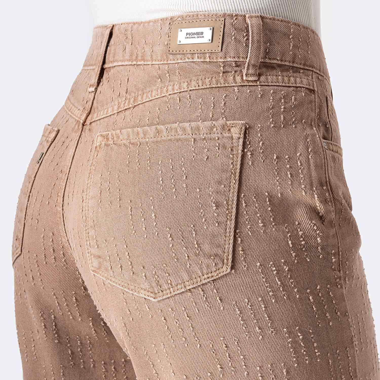 PANTALÓN BULL DENIM MUJER PIONIER NORAY - 4