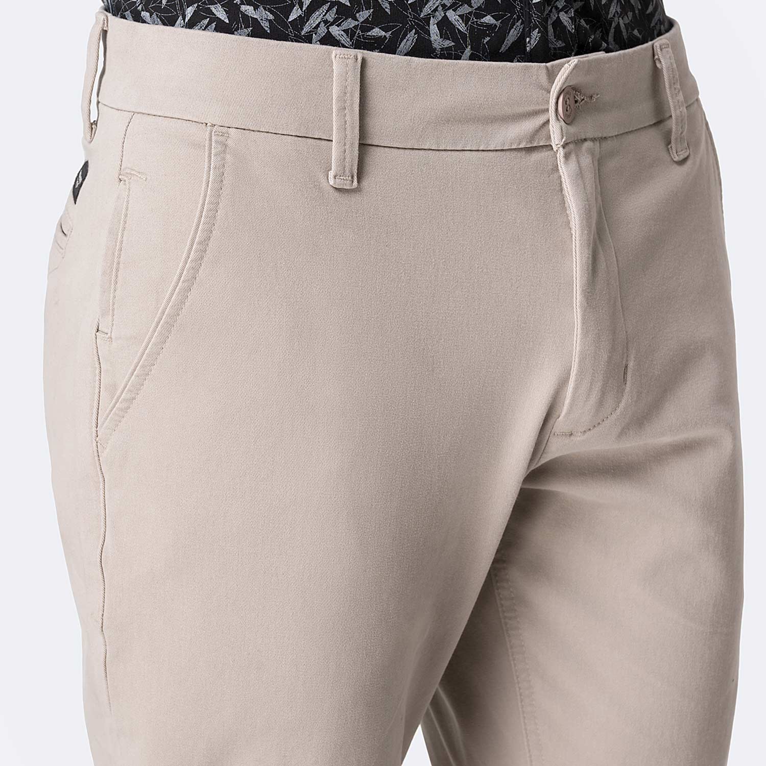 PANTALÓN SEMI PITILLO DRILL STRETCH HOMBRE PIONIER ROWAHN - 3
