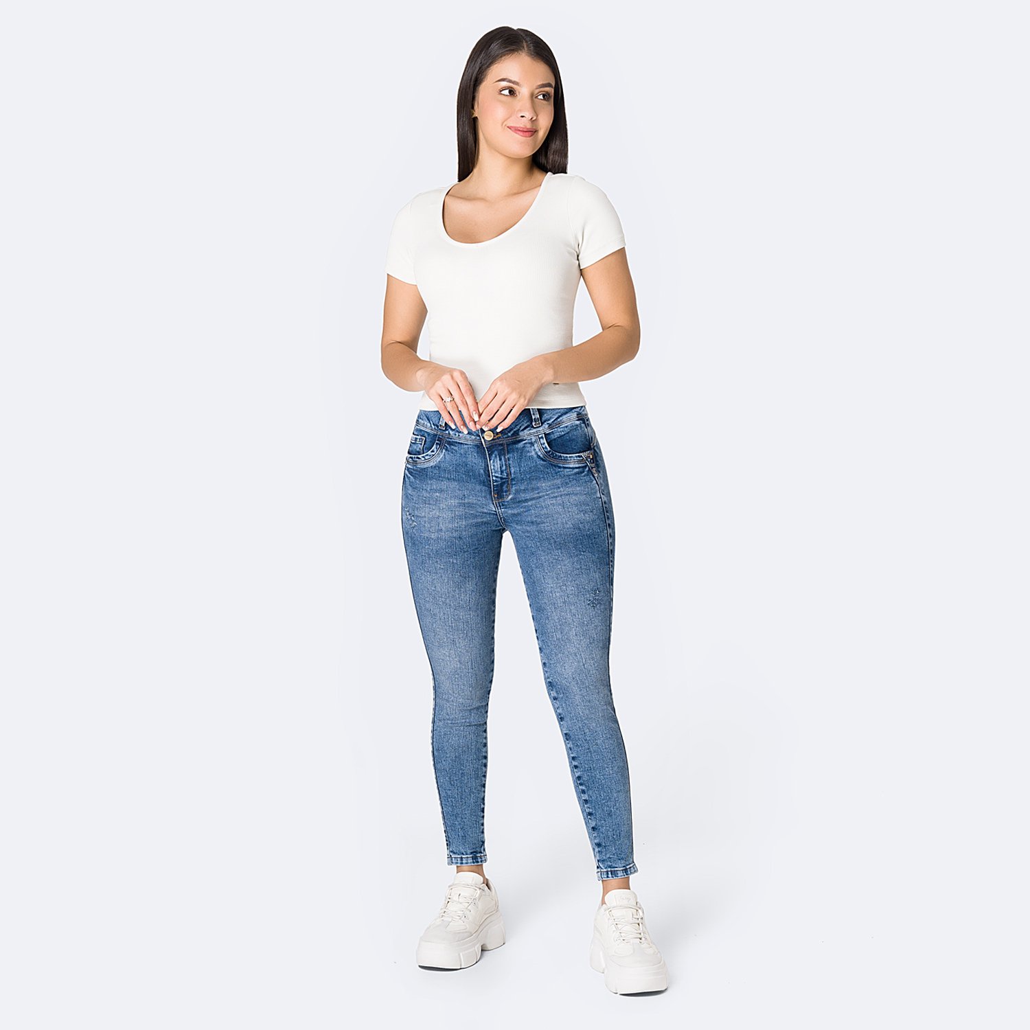 POLO CROPP RIB MUJER PIONIER CEXIL-S - 3