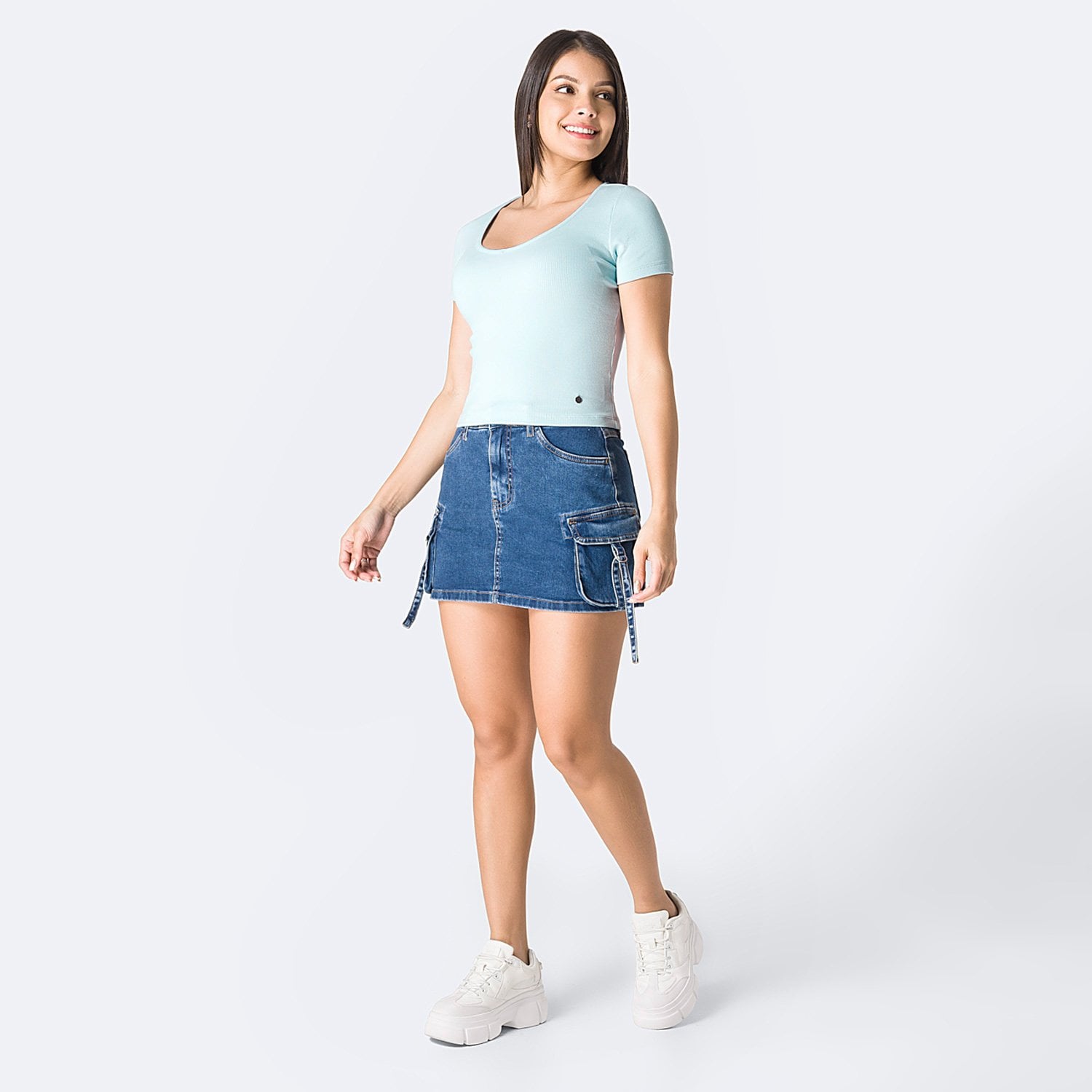 POLO CROPP RIB MUJER PIONIER CEXIL-S - 3