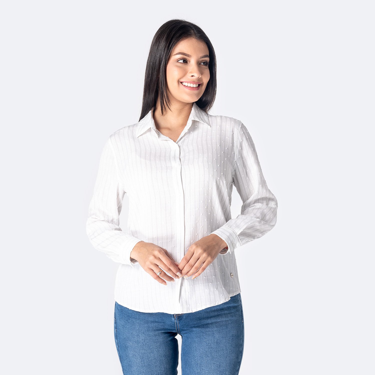 BLUSA LISTADA MUJER PIONIER KARYN - 1