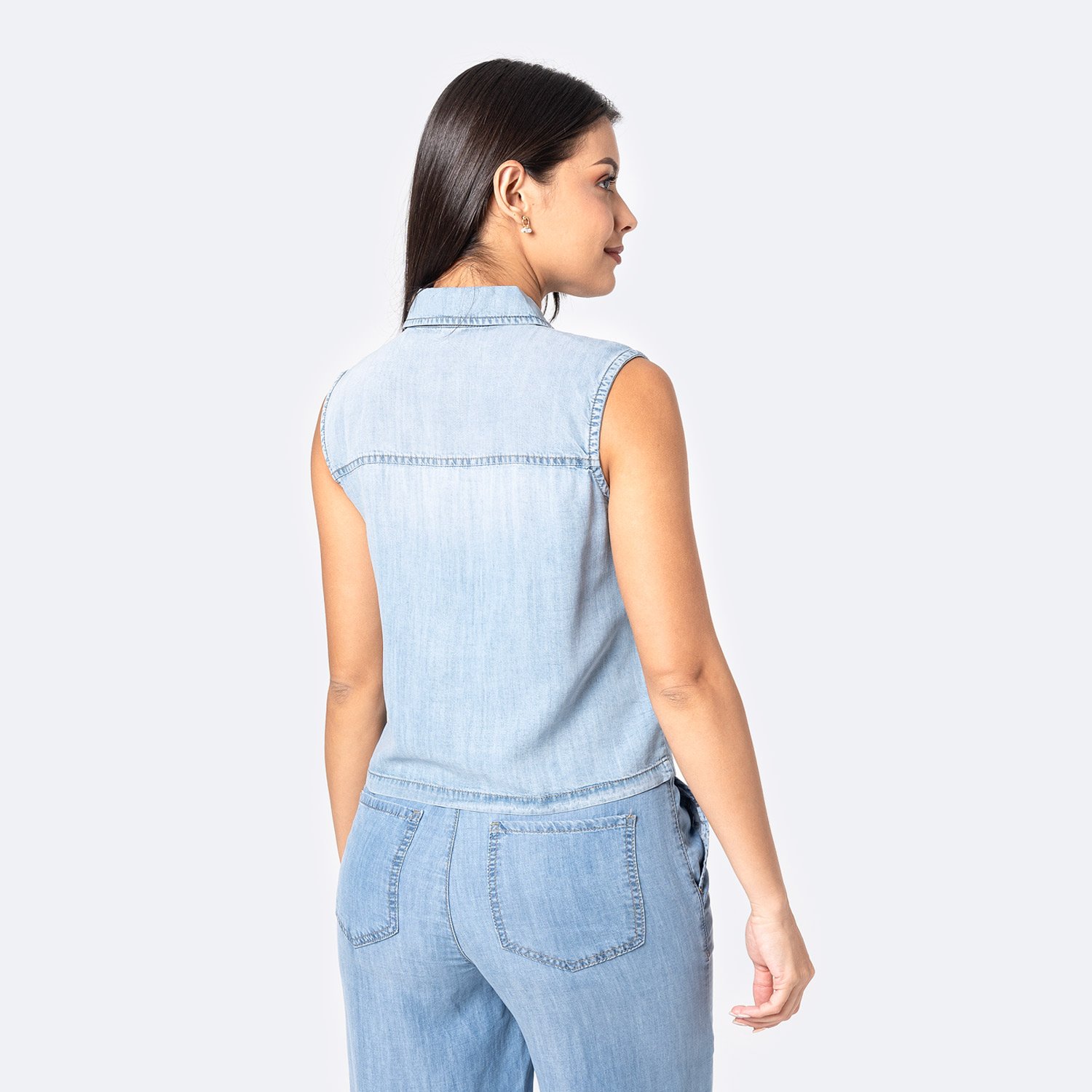 BLUSA JEAN DENIM MUJER PIONIER SHANTHAL - 2