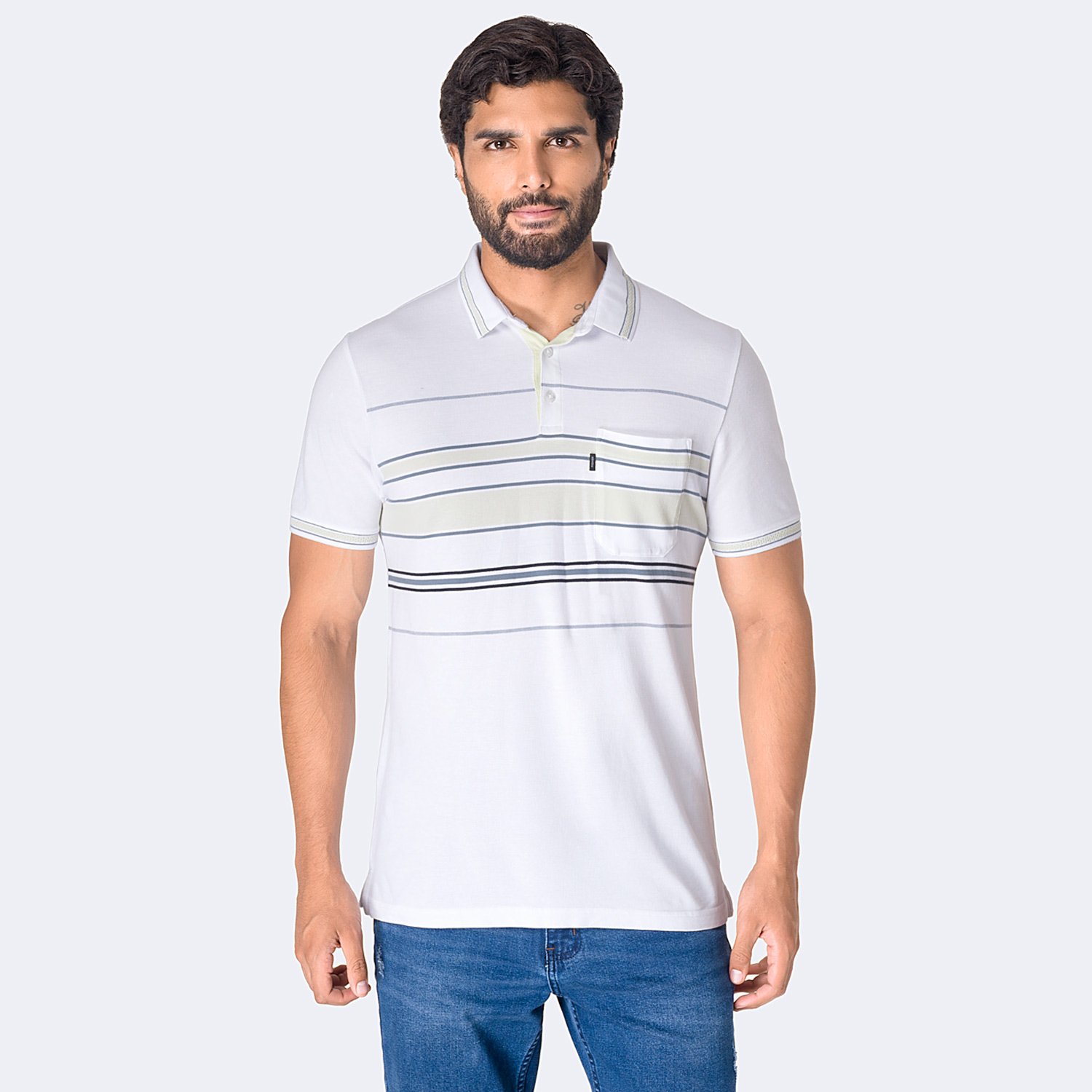POLO BOX PIQUE HOMBRE PIONIER YONG - 1